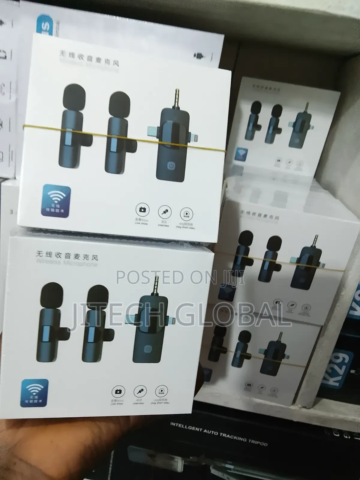 3-in-1 Dual Wireless Microphone Type-C iPhone Android DSLR