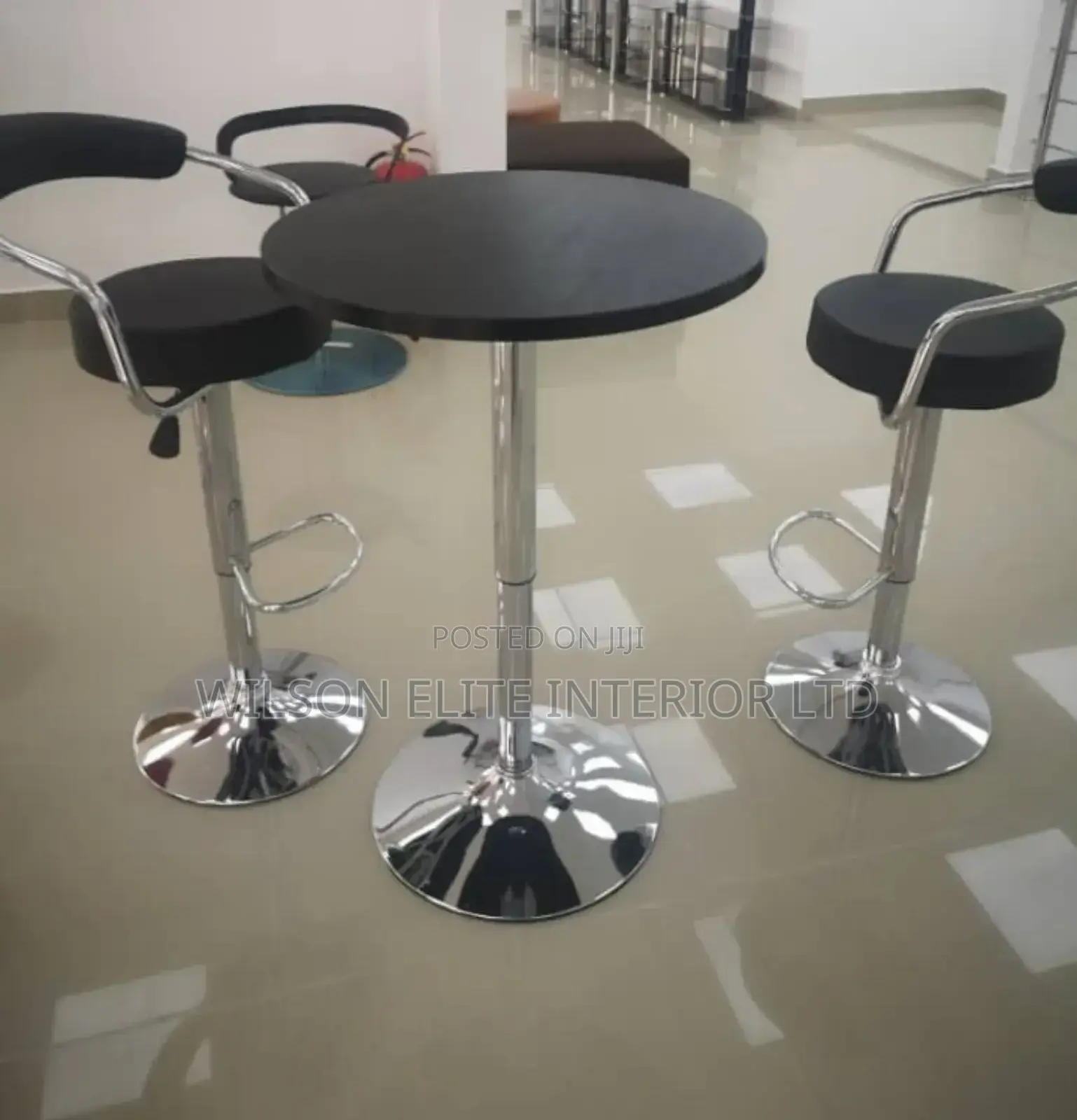 High Bar /Club Set (Adjustable Height Table and Chair.)