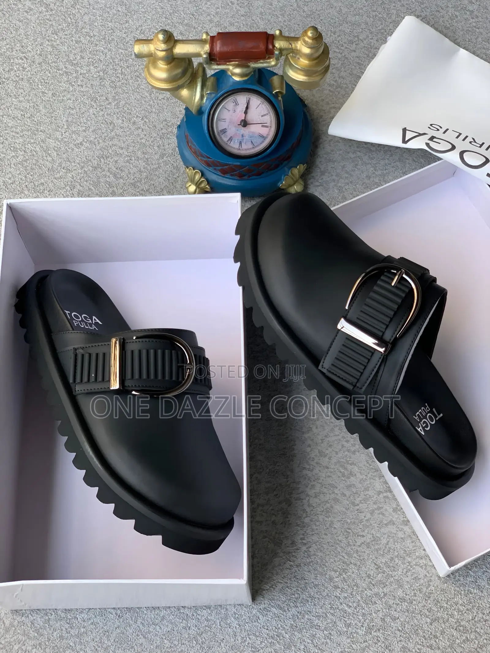 Toga Virilis Buckle Mules