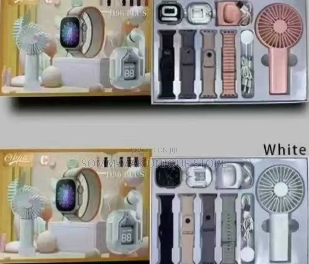 D96-Plus Smart Watch, Handy Fan,Earphone,Straps