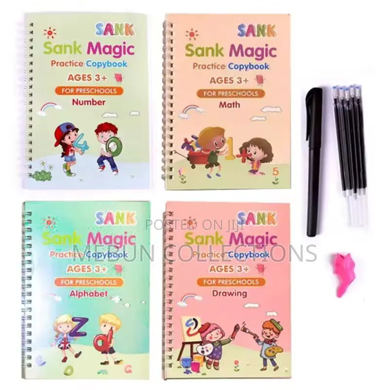 Magic Practice Calligraphy Book for Kids