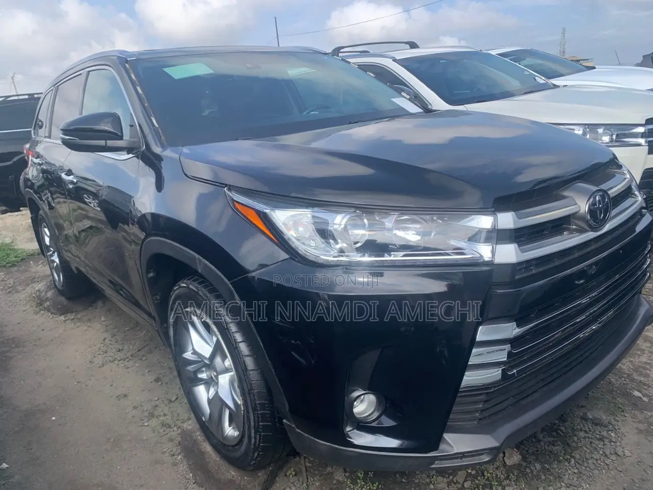 Toyota Highlander Limited V6 4x4 (3.5L 6cyl 6A) 2016 Black