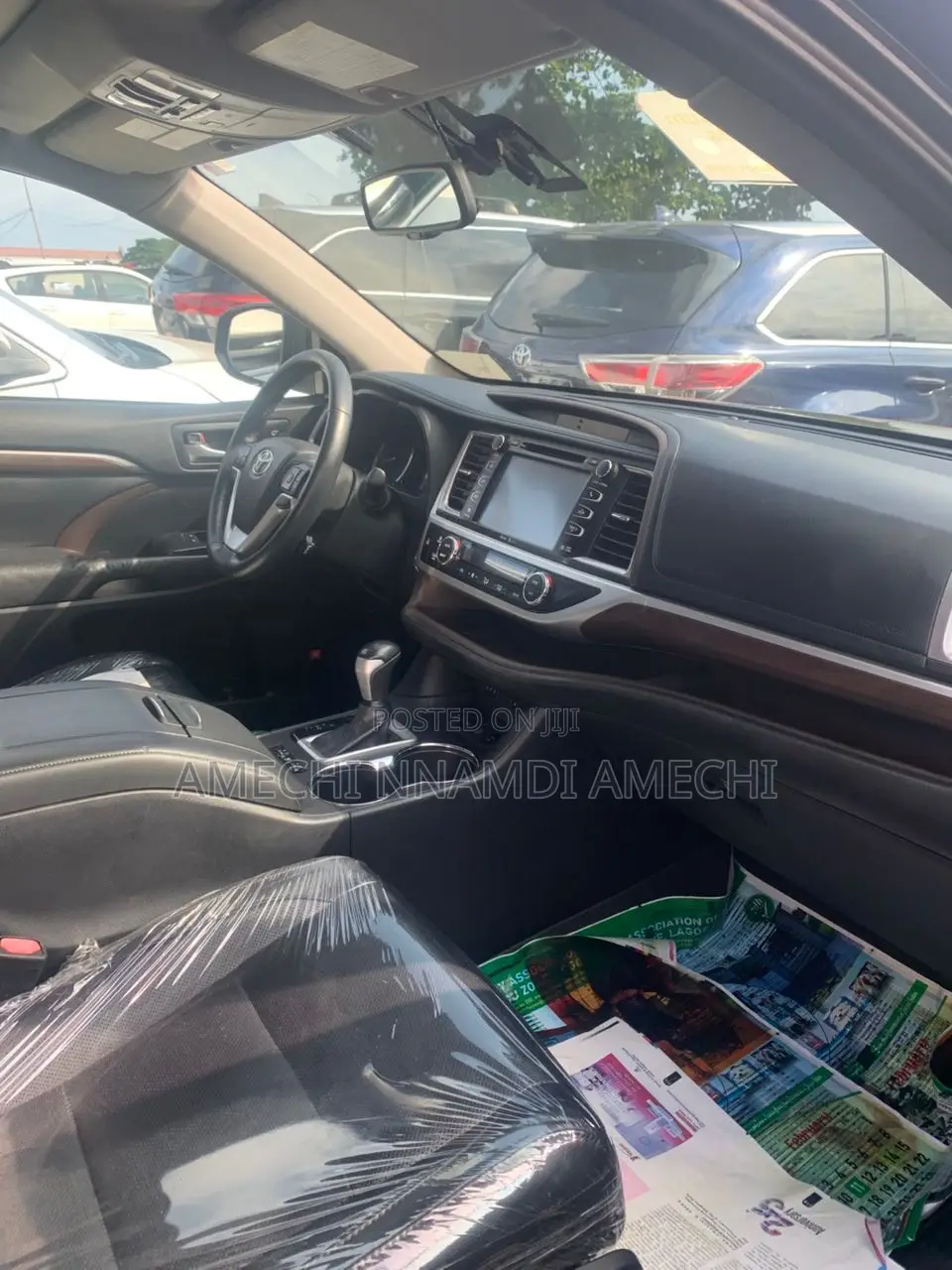 Toyota Highlander Limited V6 4x4 (3.5L 6cyl 6A) 2016 Black