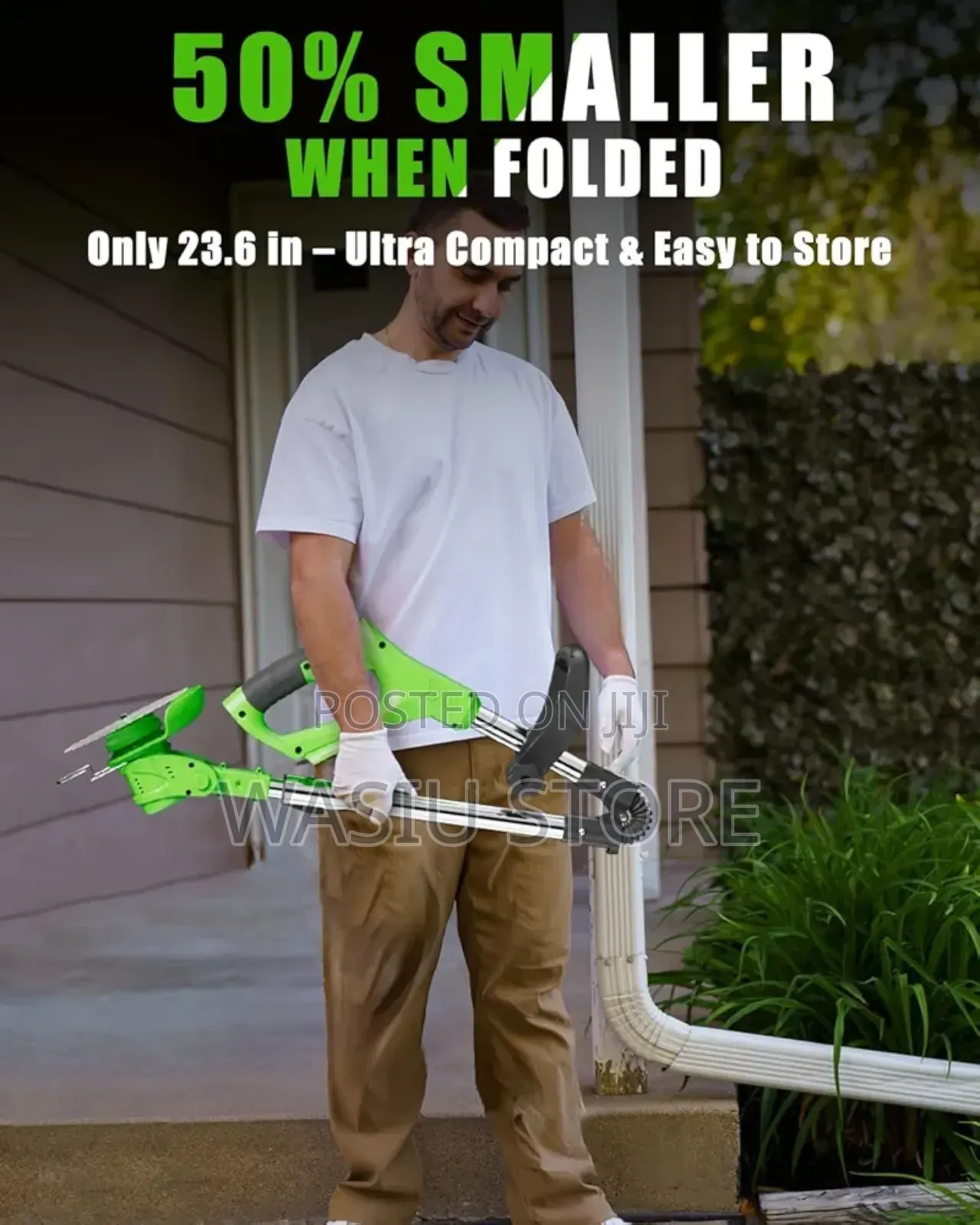 Cordless Electric Weed Wacker/Trimmer With 2 Batteries