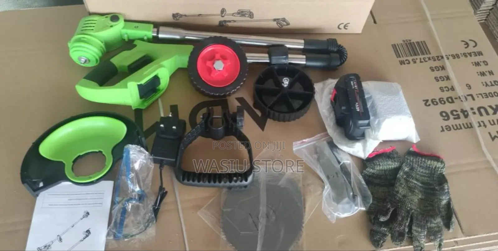 Cordless Electric Weed Wacker/Trimmer With 2 Batteries