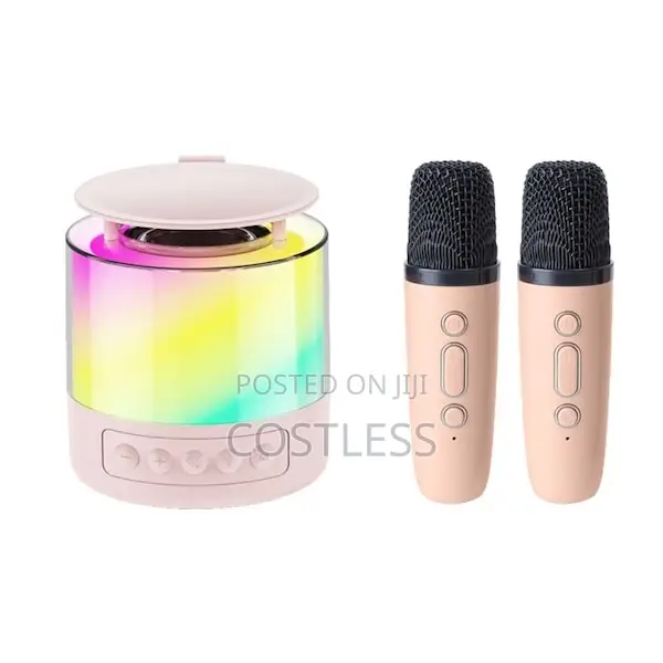 Mini Karaoke Machine Portable Microphone Sound Box Set
