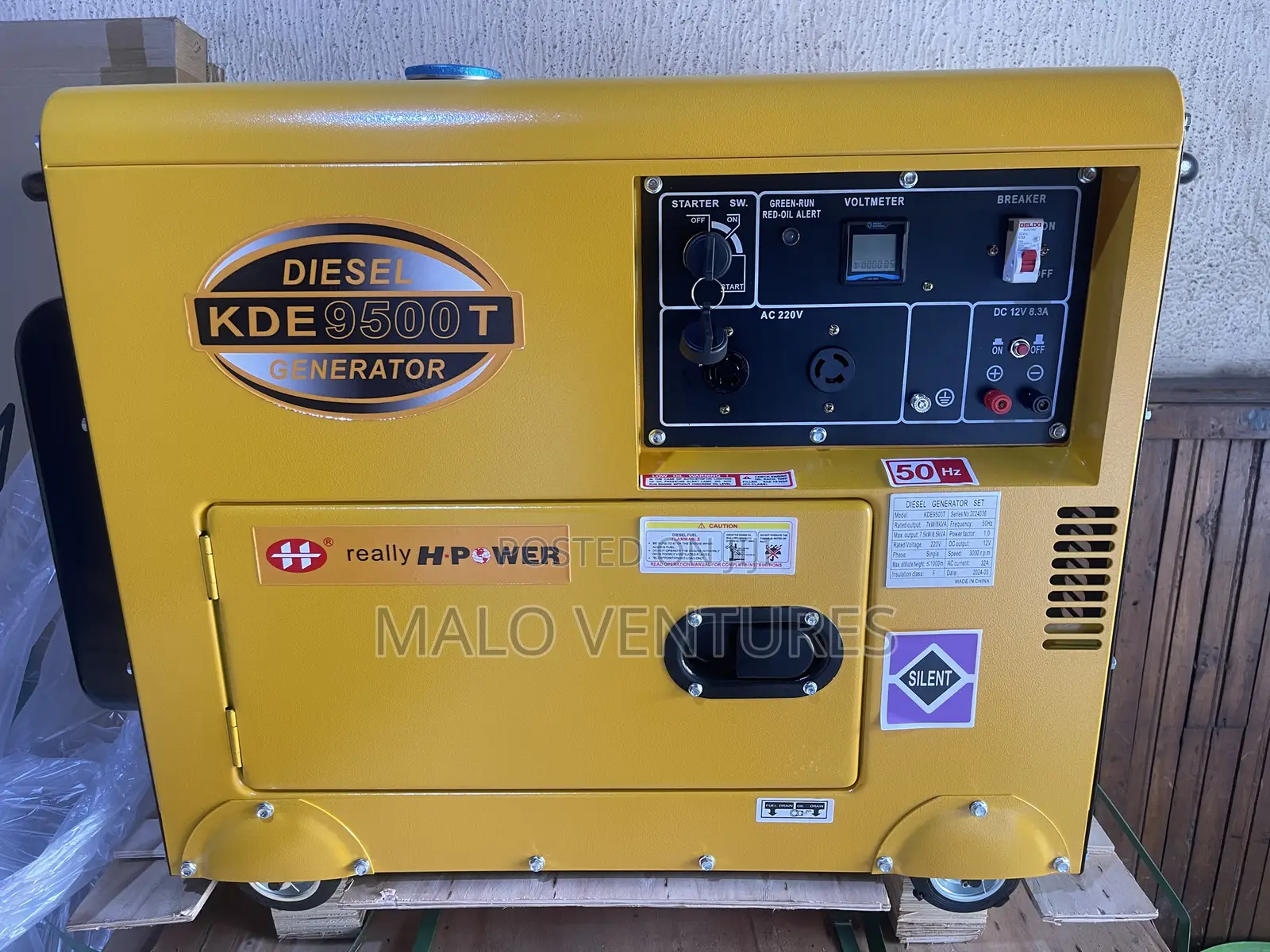 12kva Hp Soundproof Diesel Original Generator