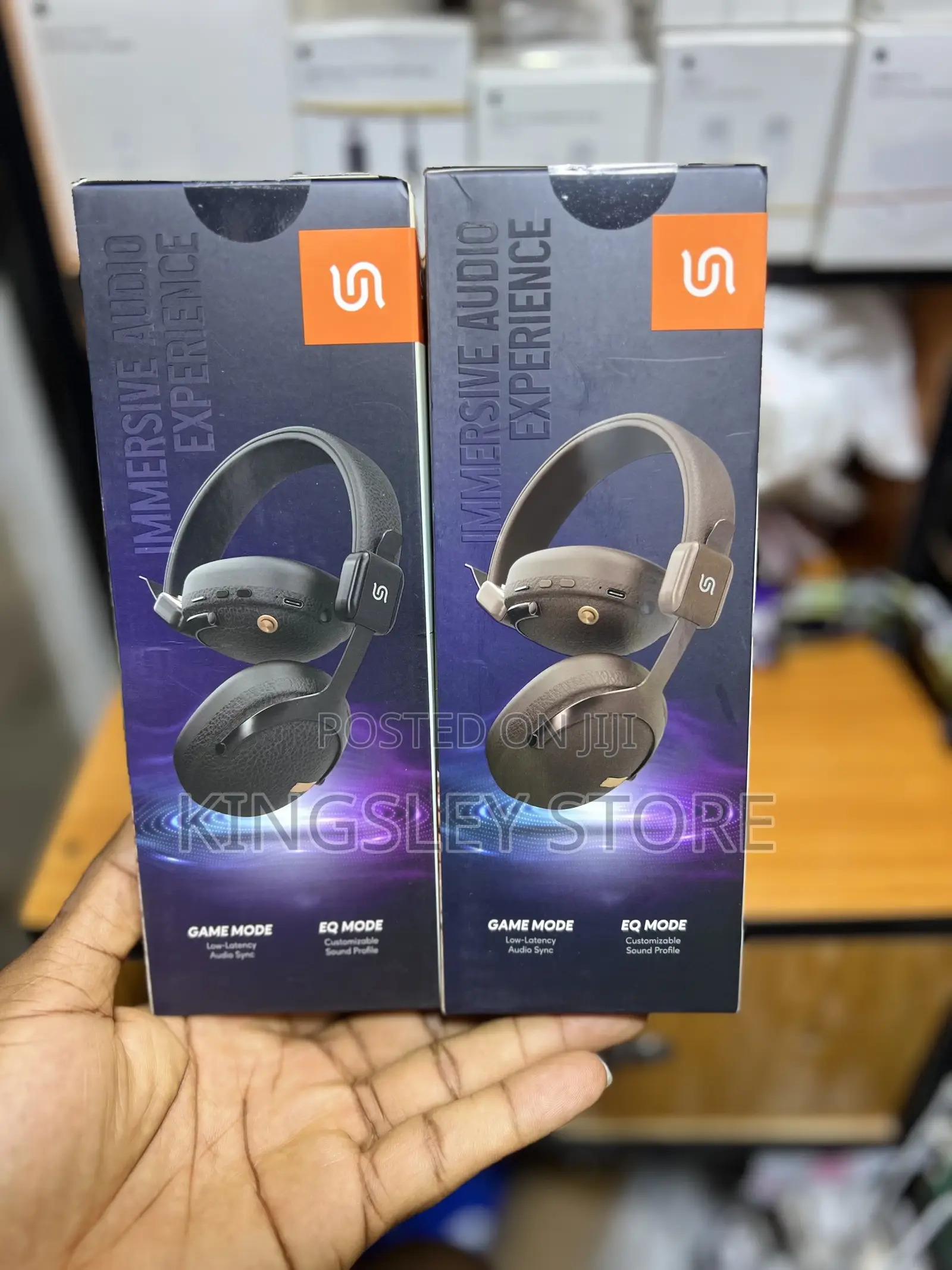 Onyx Sonic Wireless Headphone Soundtec by Porodo
