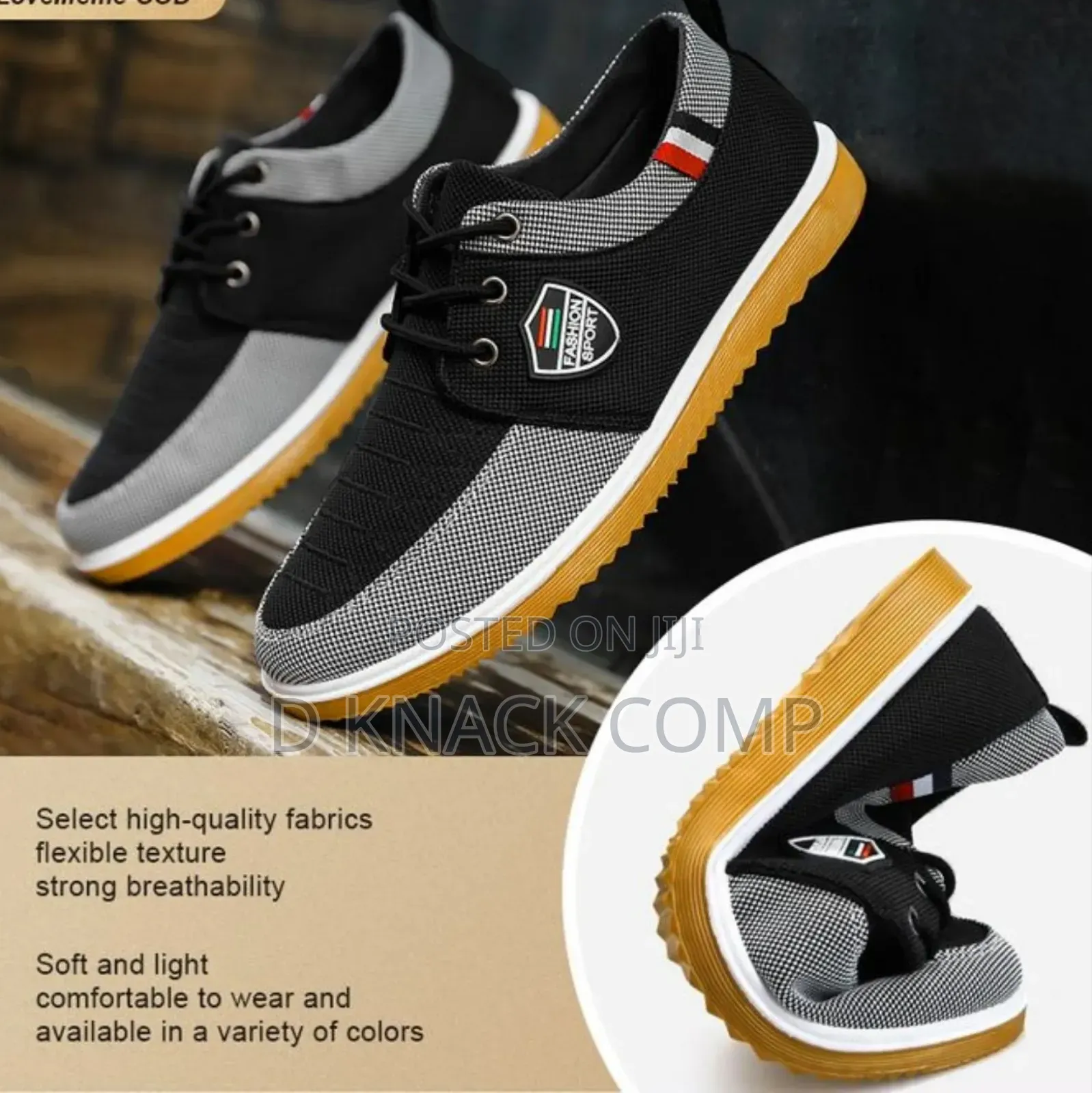 Casual Shoes Big Size! 45 - 48 - Black