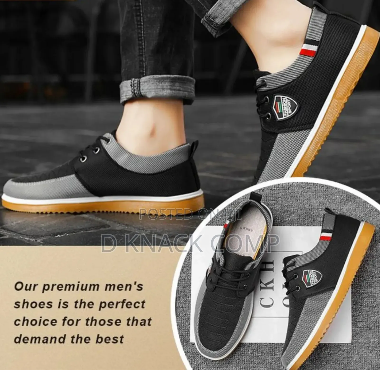 Casual Shoes Big Size! 45 - 48 - Black