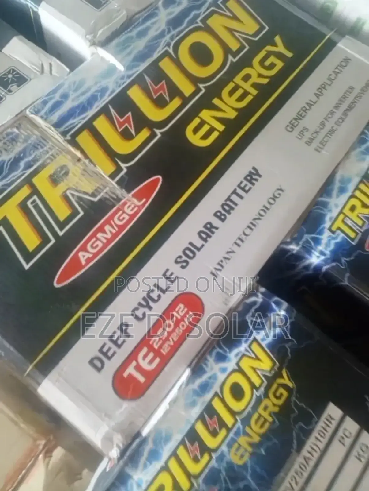 Trillion Deep Cycle Gel Solar Battery