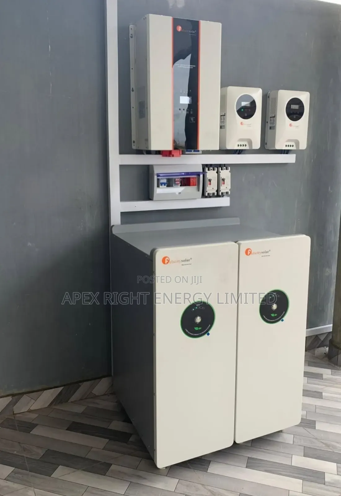 10kva Felicity Inverter Setup+30kwh Lithium+24pcs-650w Panel