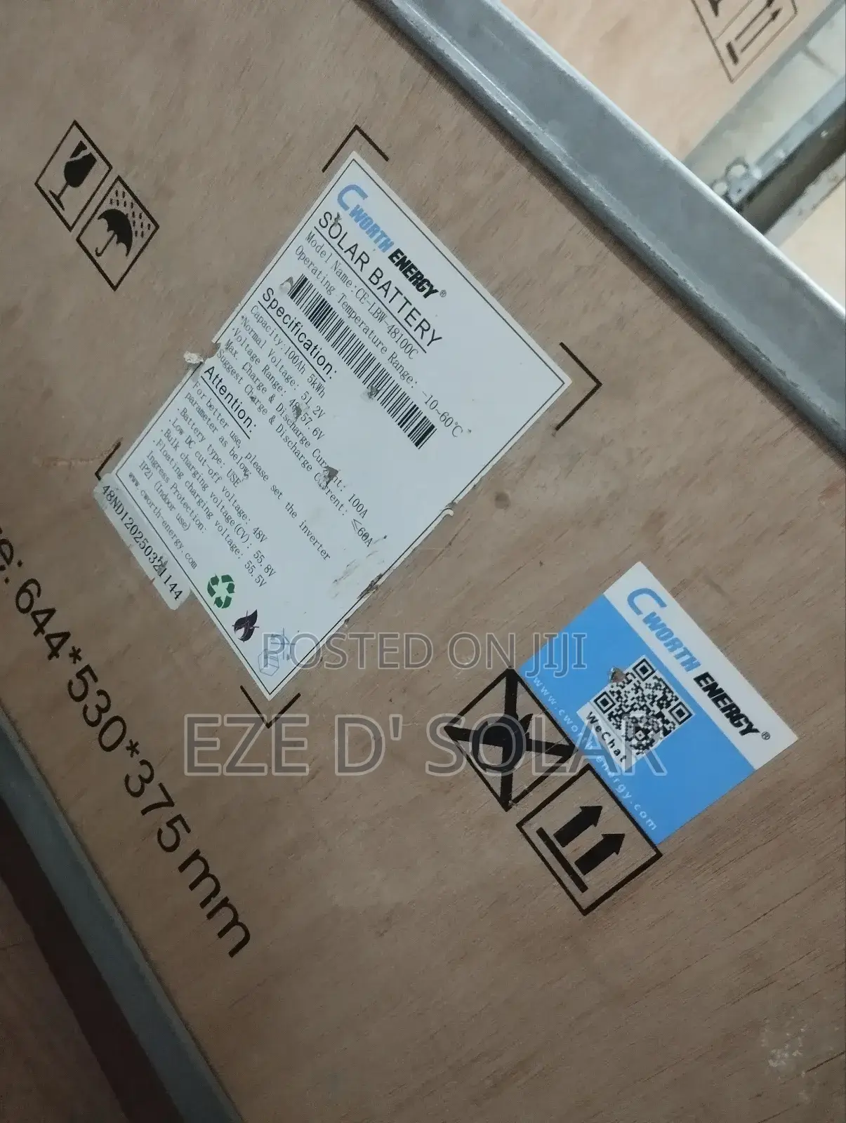 5kwh 48v Cworth Energy Lithium Ion Battery