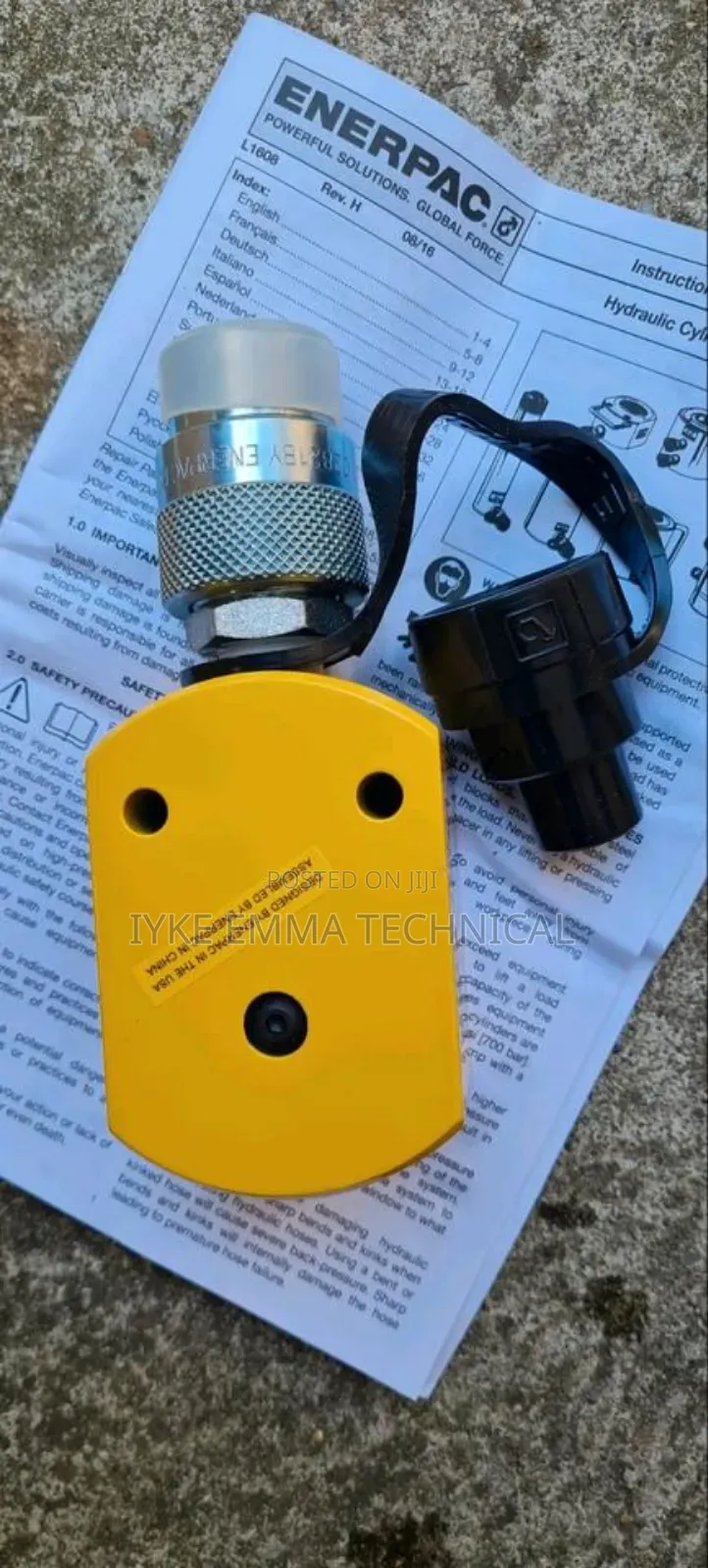 Enerpac Rsm100 Hydraulic Cylinder Jack 10 Ton
