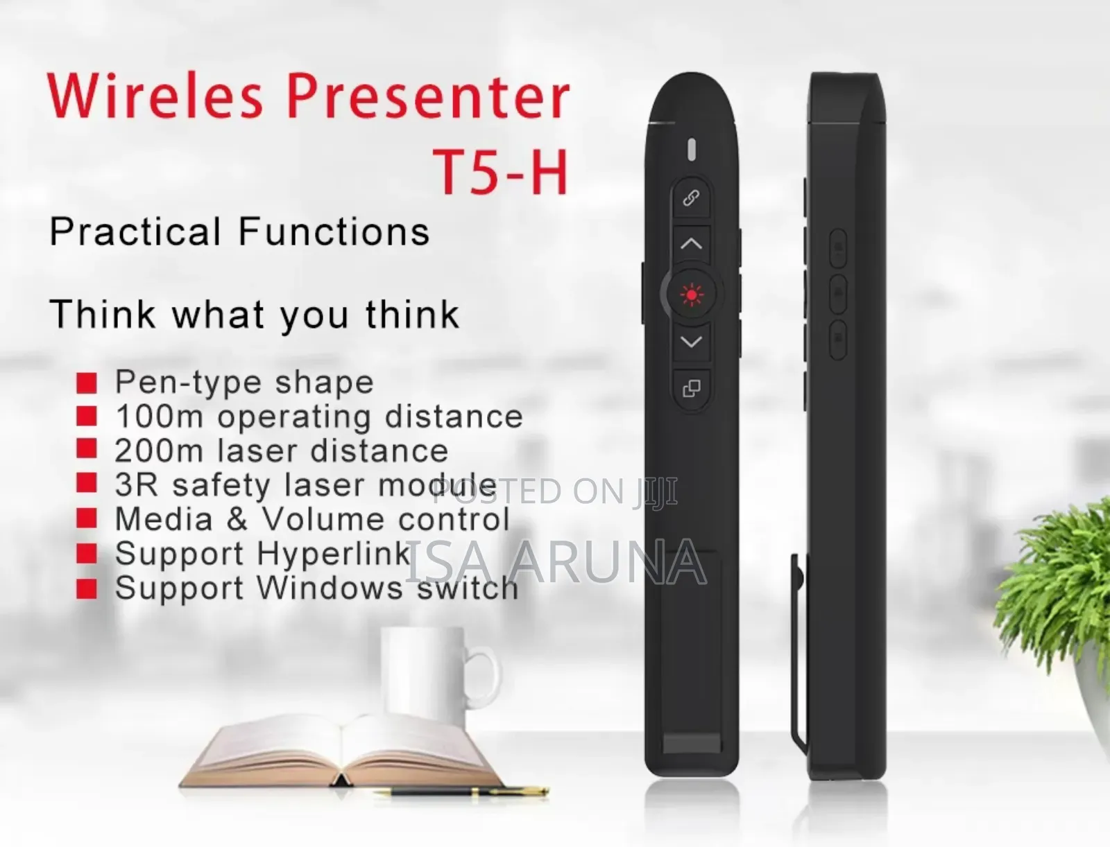 Wireless Presentation Remote Control Laser Pen