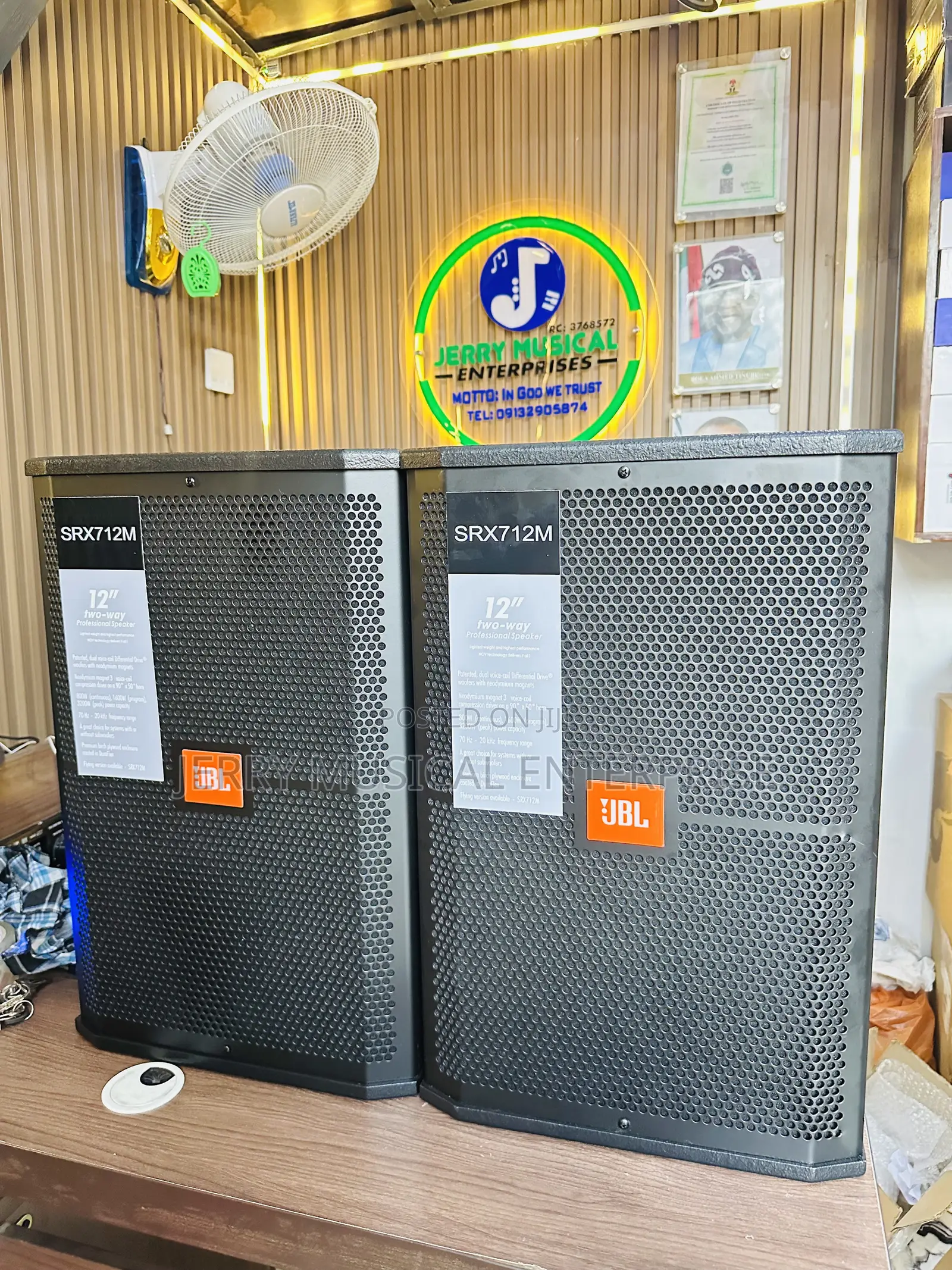 Original Jbl 12inches Hanging/Floor Monitor Speakers