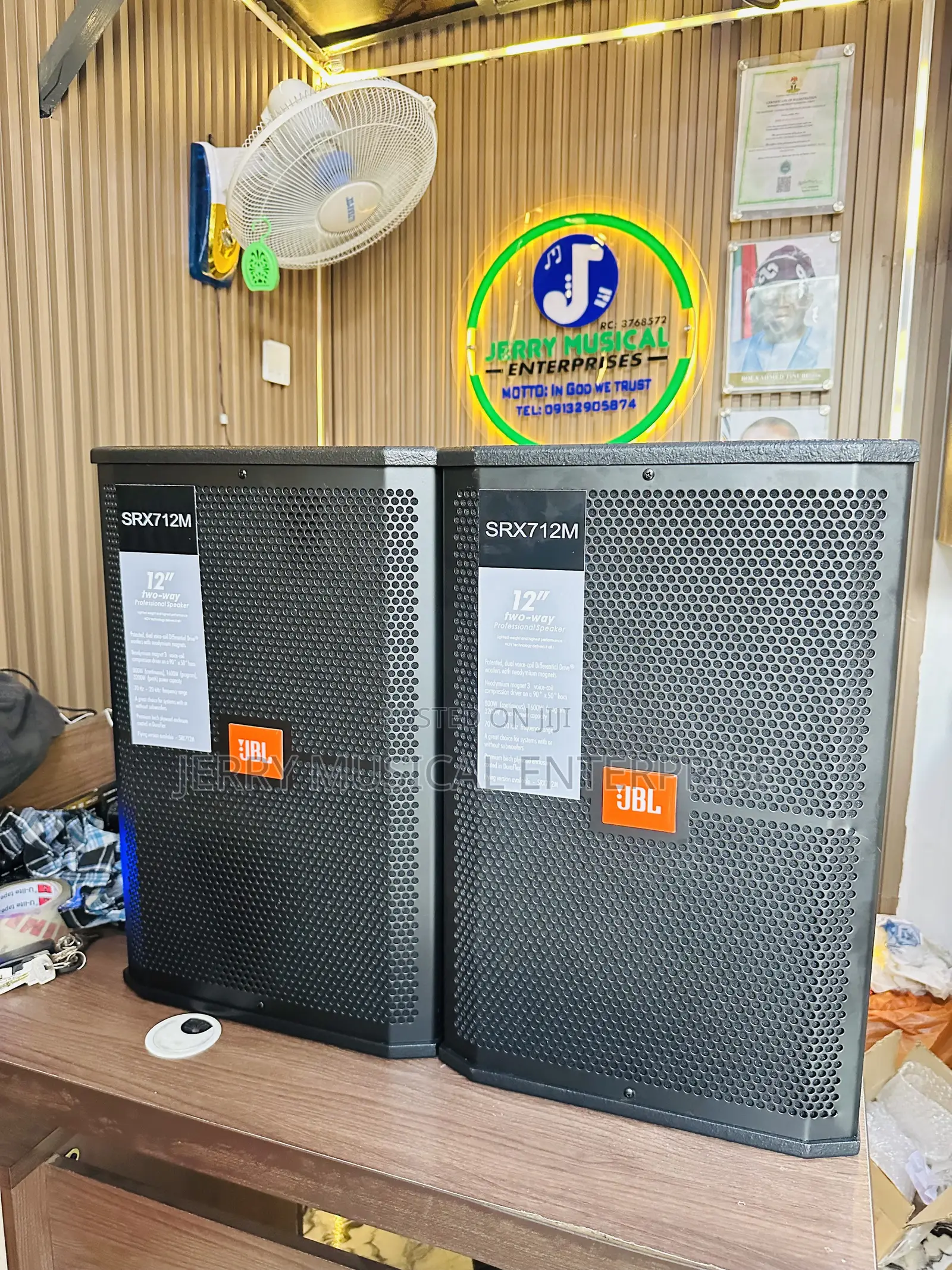 Original Jbl 12inches Hanging/Floor Monitor Speakers