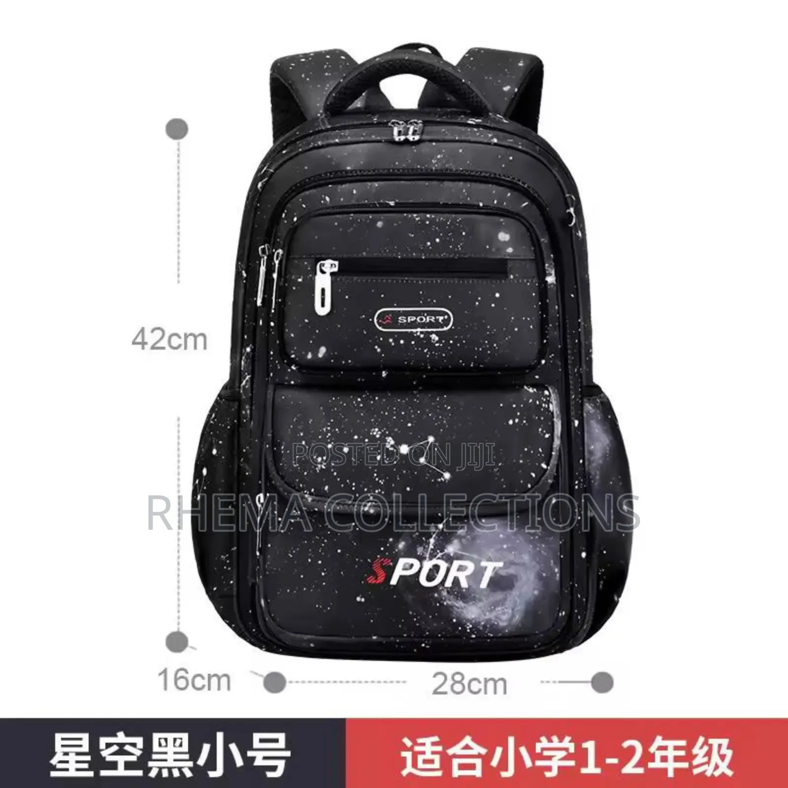 Big Size Quality Thick Waterproof Sport School Bag