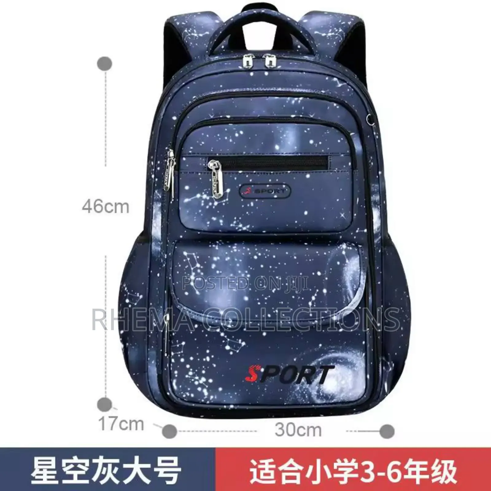 Big Size Quality Thick Waterproof Sport School Bag