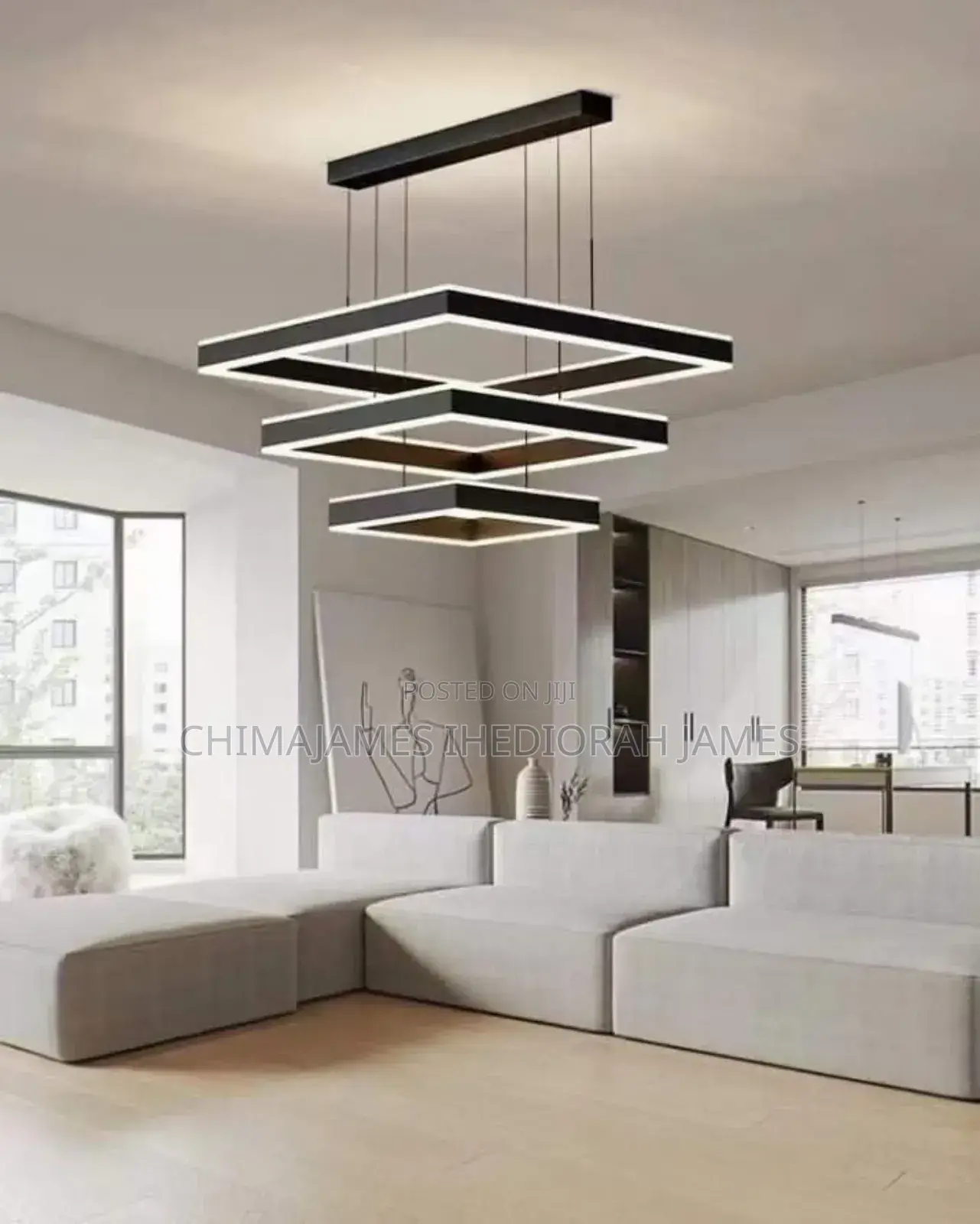 Modern Minimalism Led Chandelier Foyer Simple Pendant