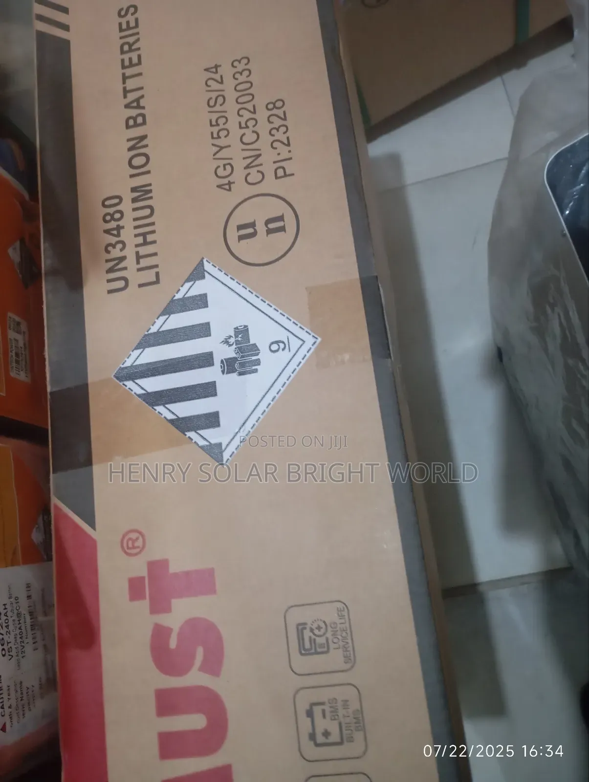 Must 5kwh 24v/48v Lithium Battery