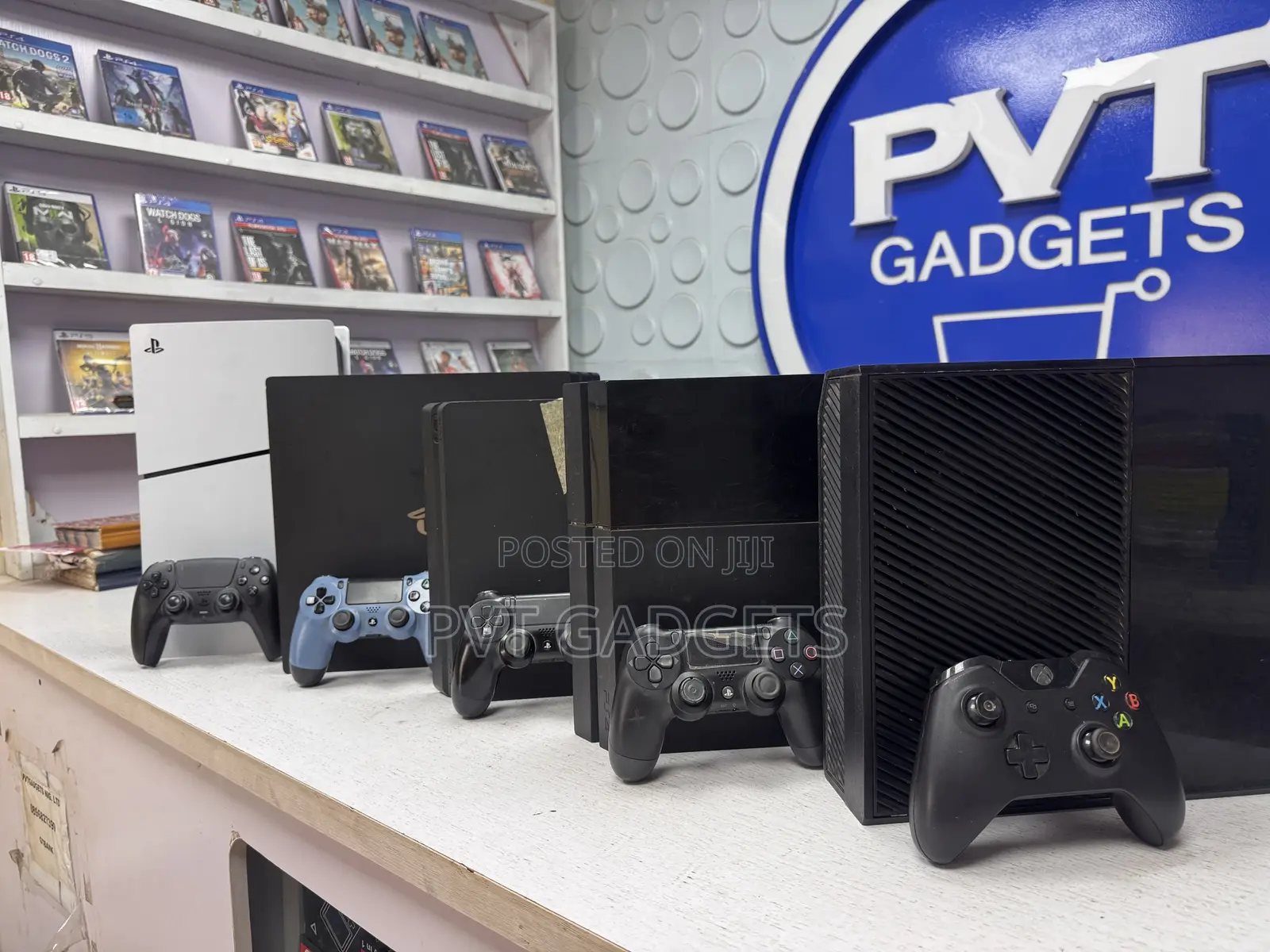 Ps4 Console 500gb (Fat) + 10 Games