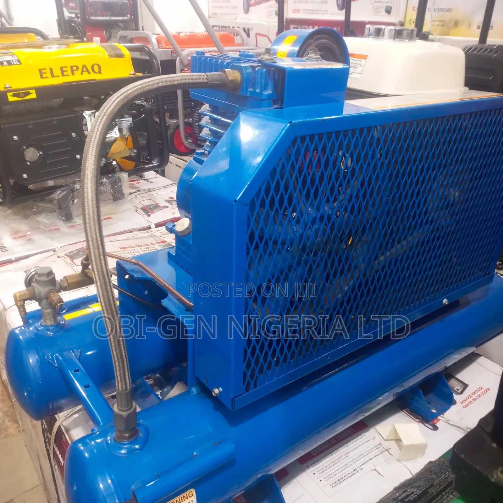 Jenny G9hga-8p 9 Hp Gas-powered Air Compressor Set