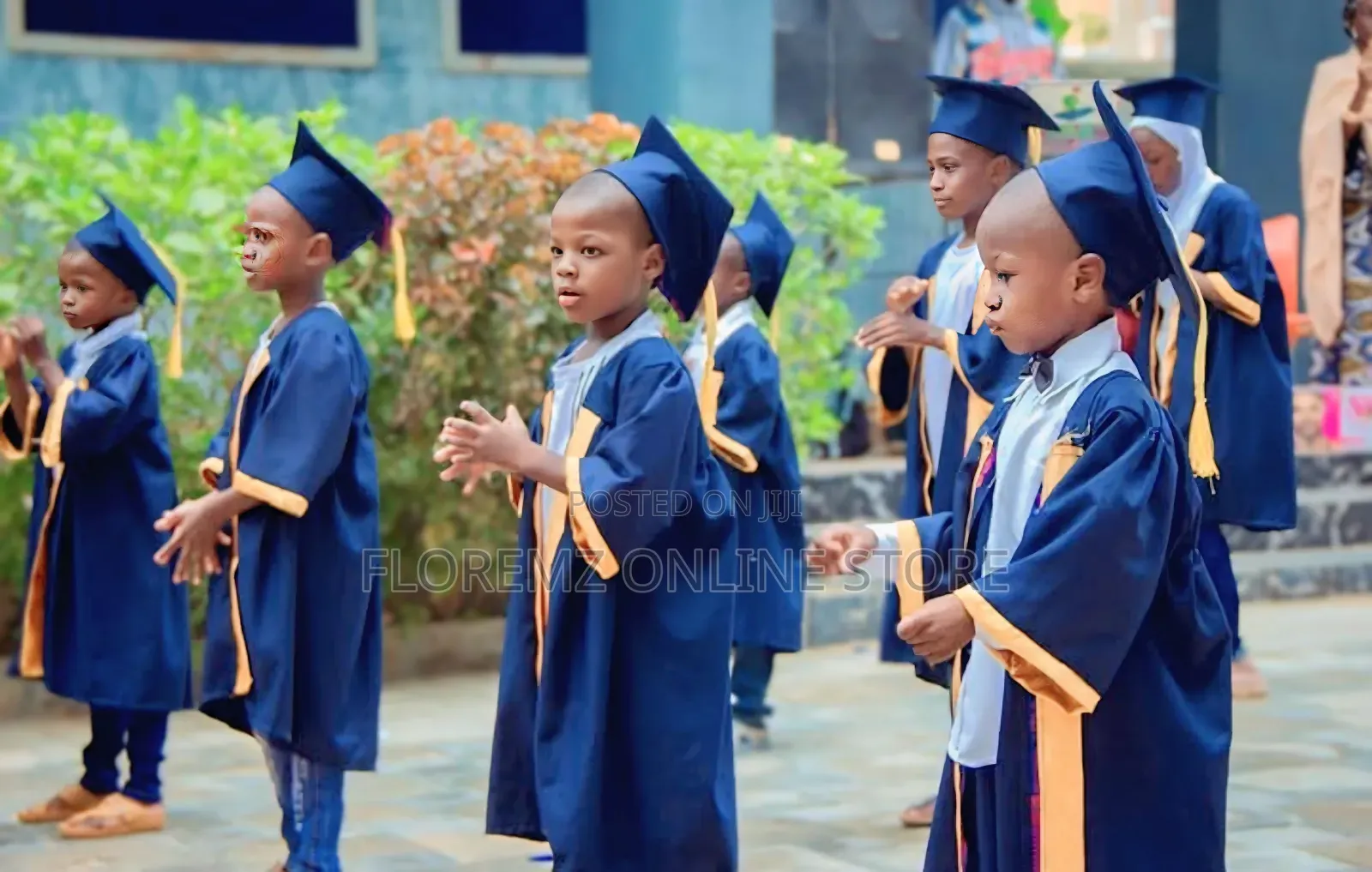 Navy Blue Preschool Graduation Gown Bulk Rental