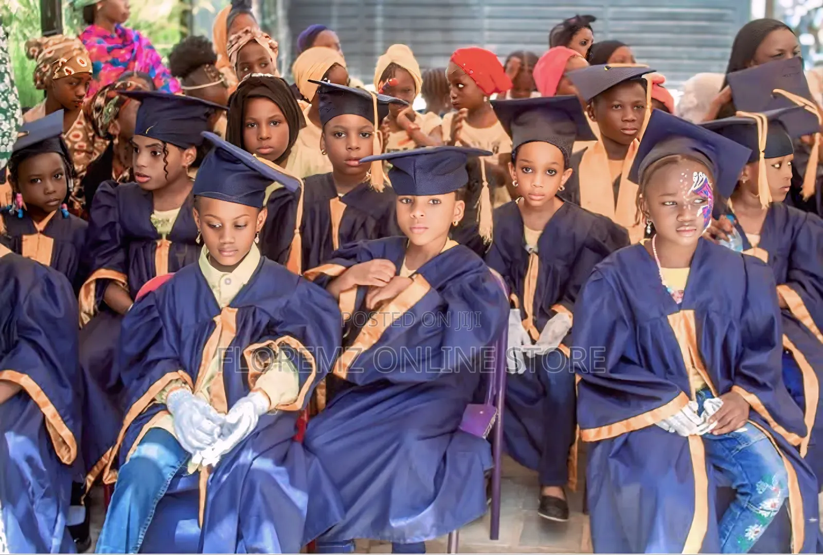 Navy Blue Preschool Graduation Gown Bulk Rental