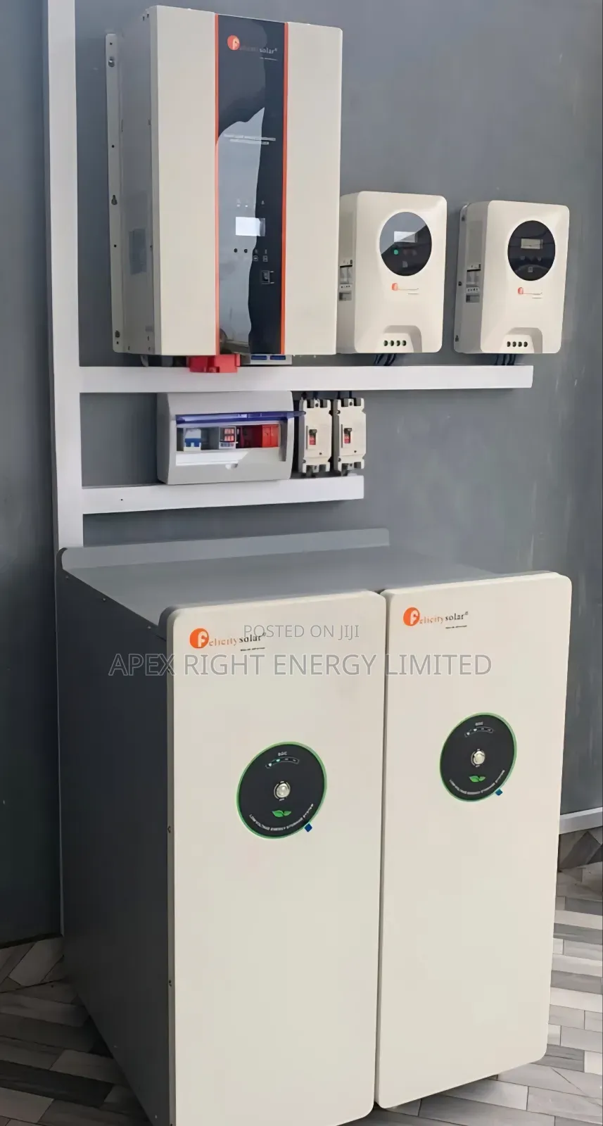 10kva Felicity Inverter Setup+30kwh Lithium+24pcs-650w Panel
