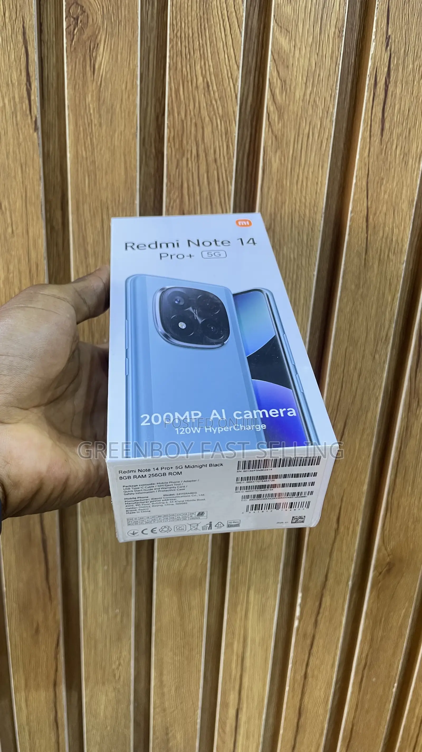 New Xiaomi Redmi Note 14 Pro+ 5G 256 GB