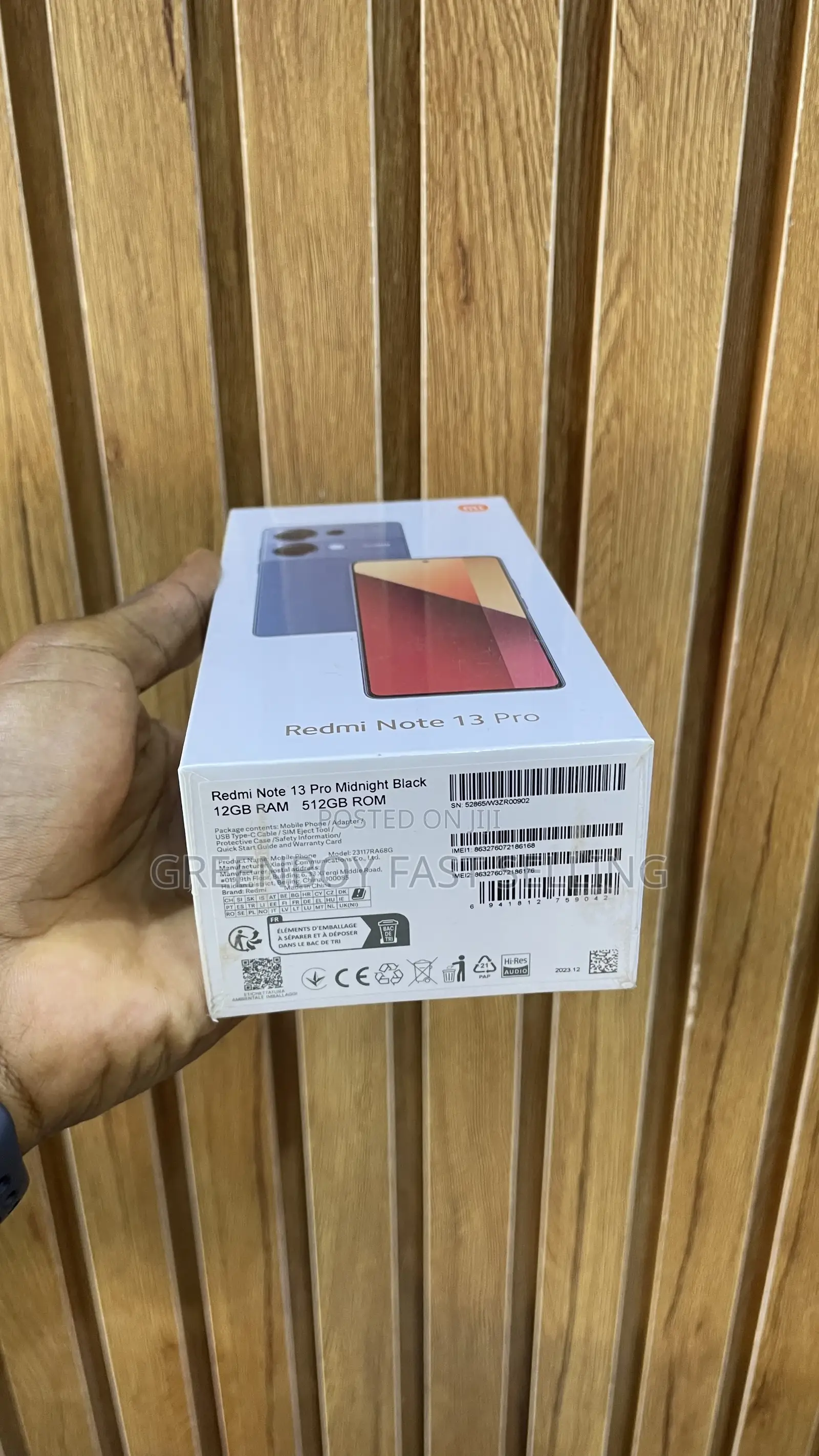 New Xiaomi Redmi Note 13 Pro 256 GB Black