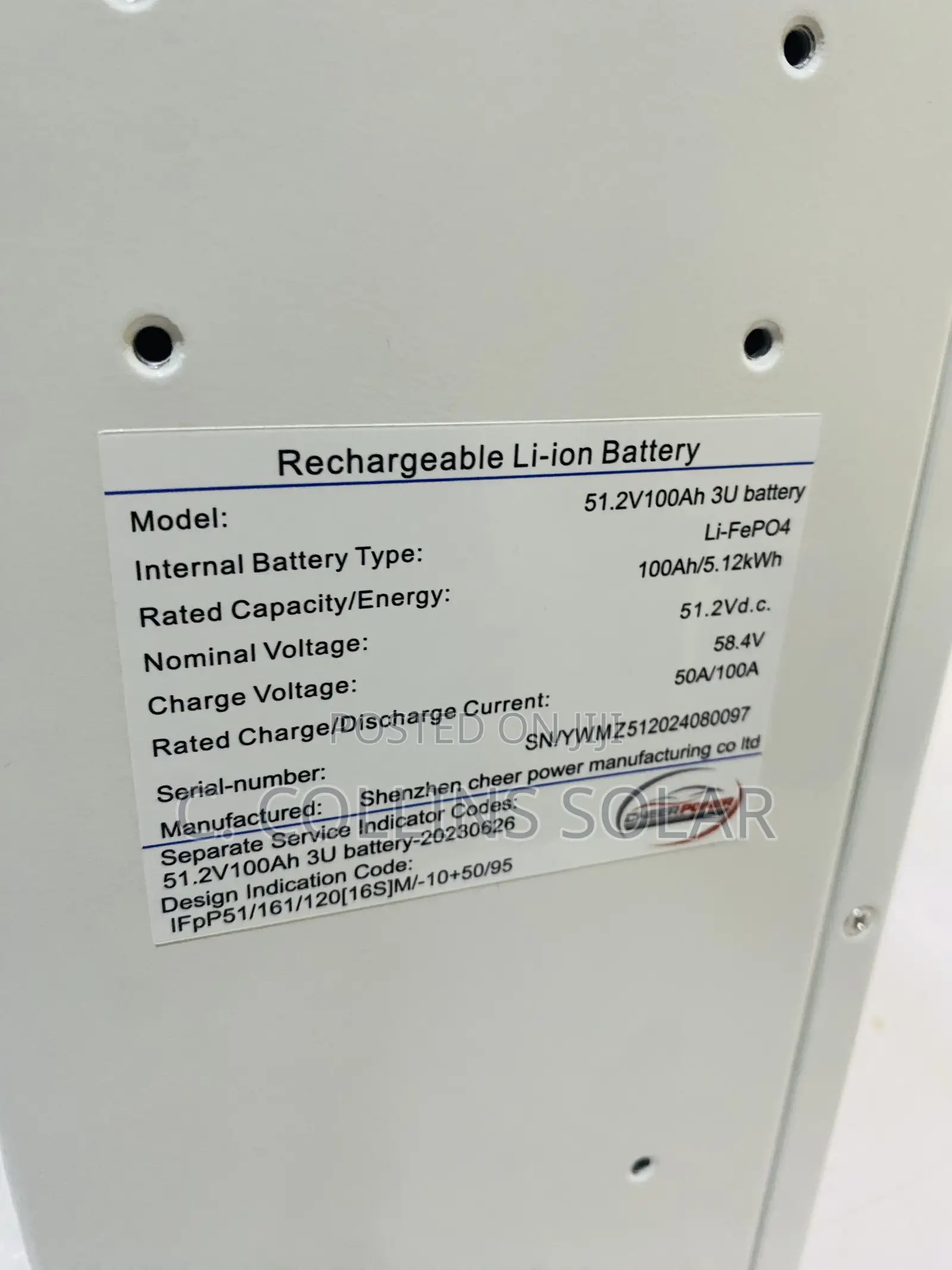 5kwh Cheer Power Lithium Battery