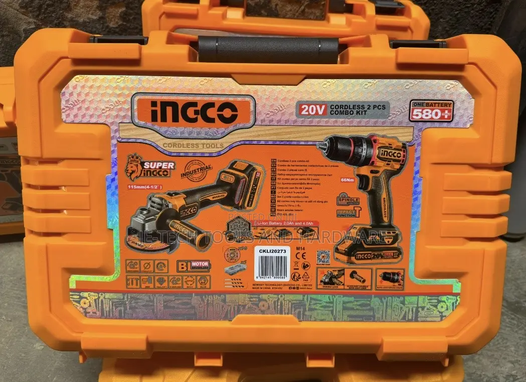 2-piece Combo Kit Angle Grinder & 66nm Drill