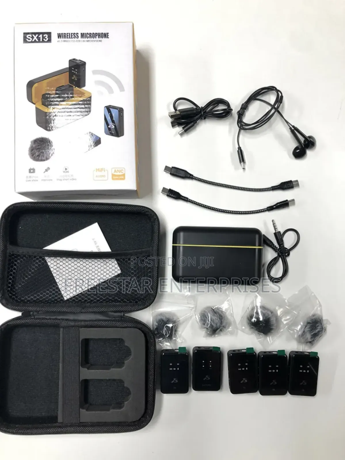 Sx13 4 in 1 Wireless Lapel Mic. 4 in 1 Wireless Microphone.