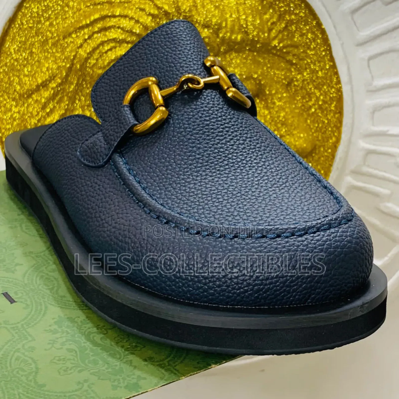 Top Quality Leather Gucci Mules