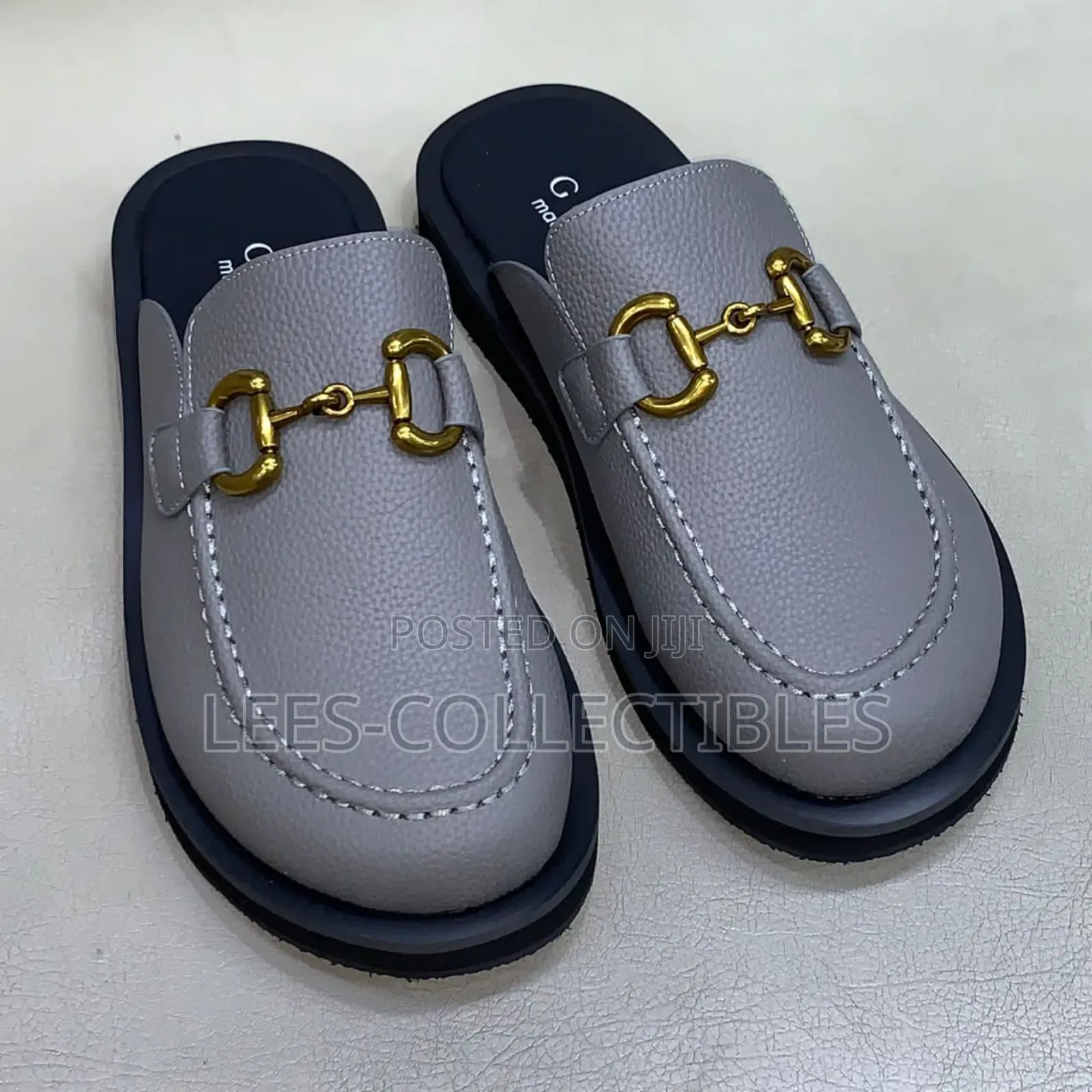 Top Quality Leather Gucci Mules
