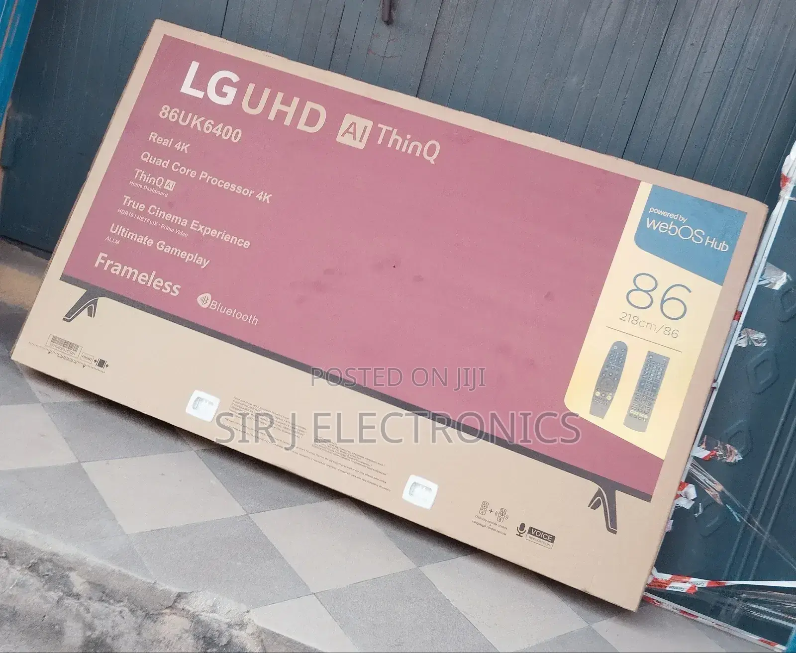 Lg 86" Smart 4k Uhd Television + 2years Warranty