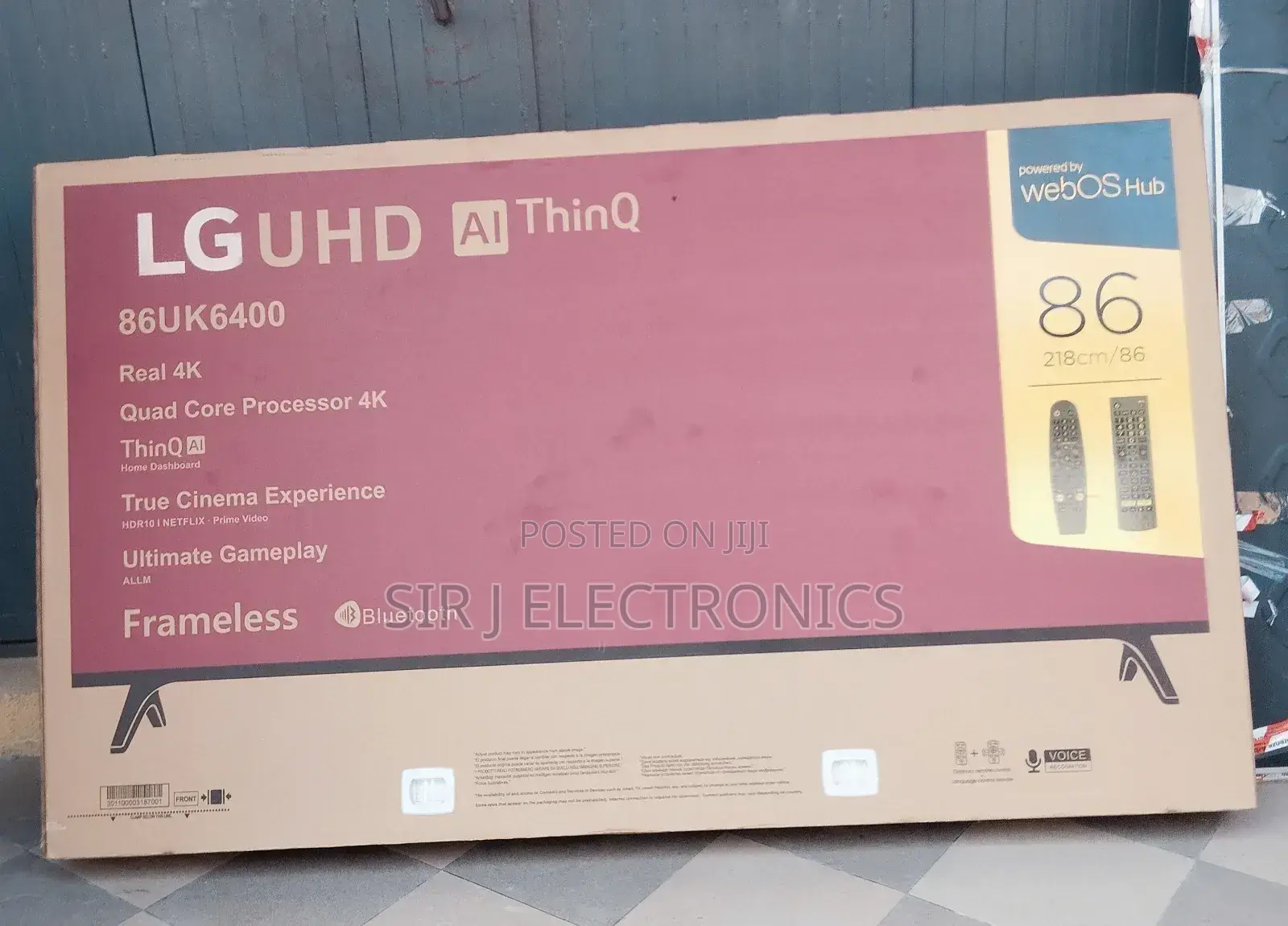 Brand New Lg 86" Smart 4k Uhd Television + 2years Warranty
