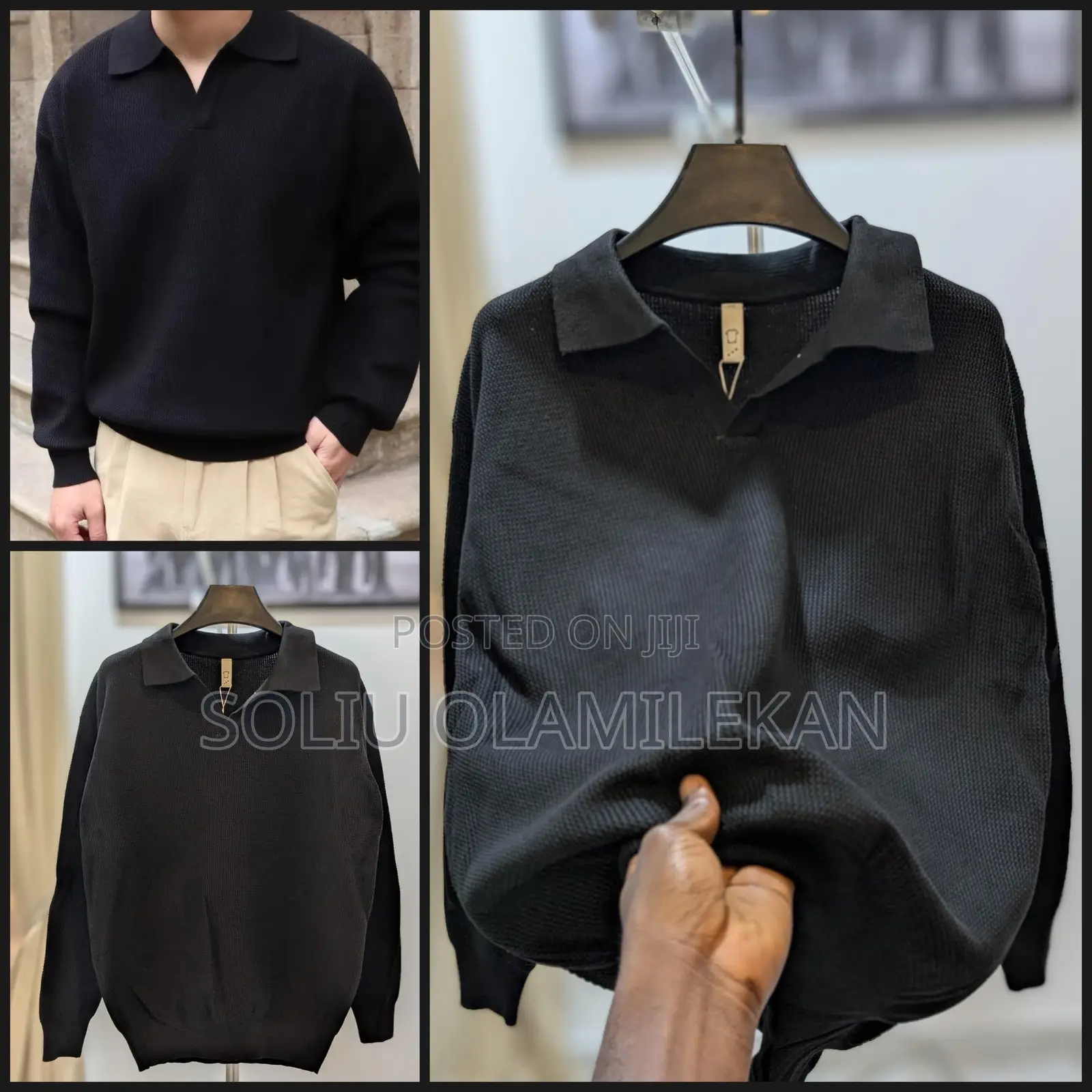 Collar Sweat Shirt