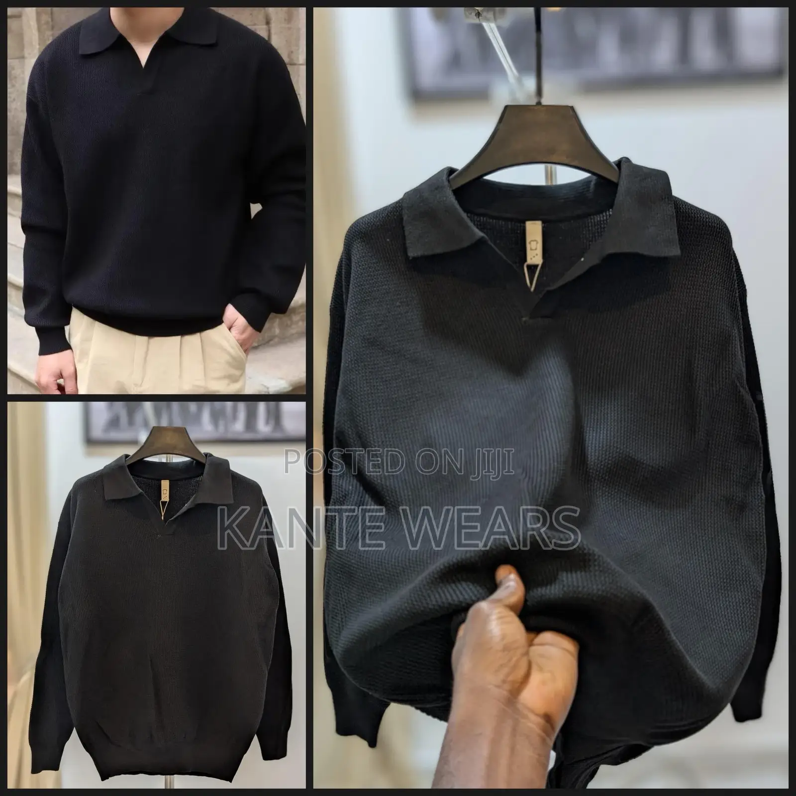 Collar Sweat Shirt
