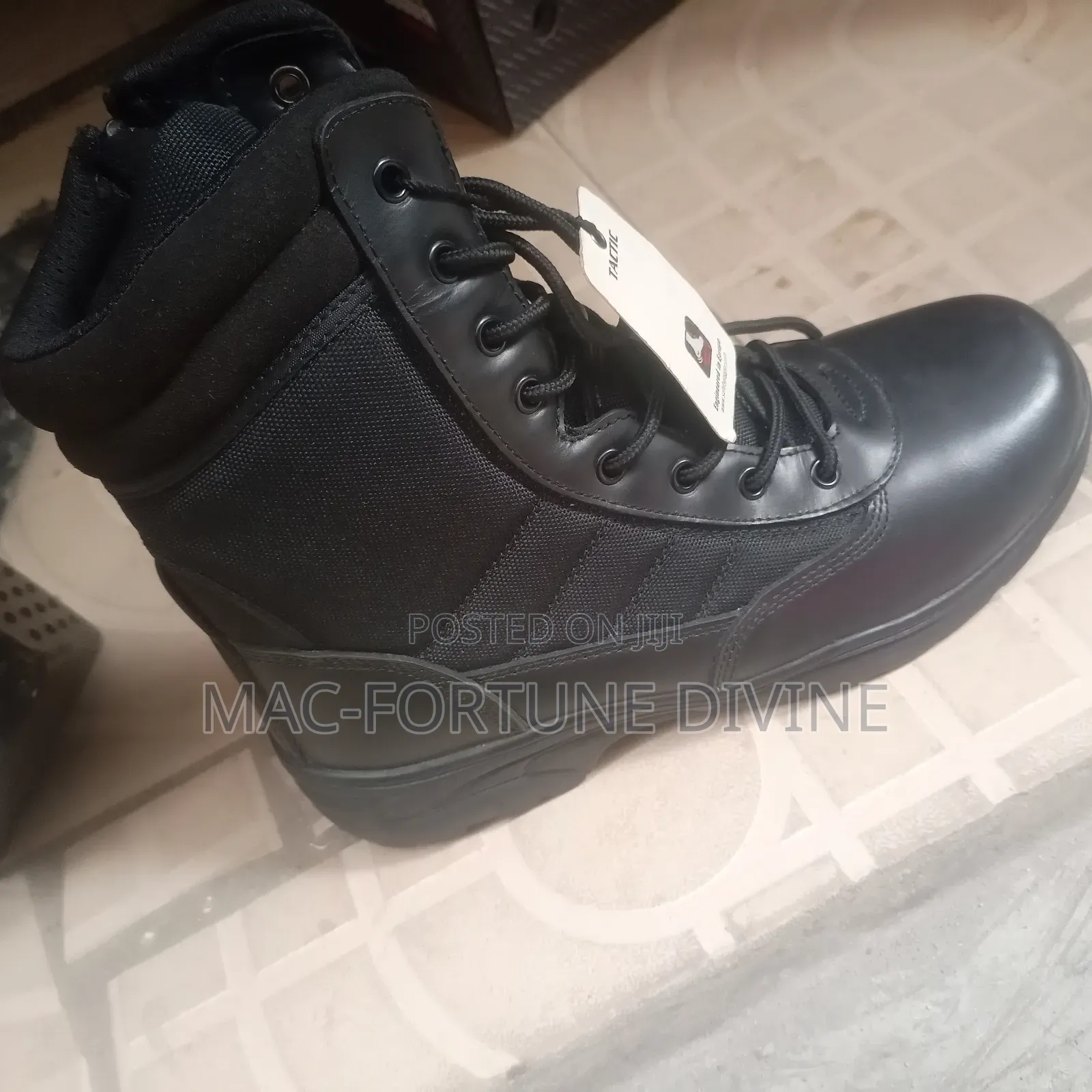 Leather Security Boot
