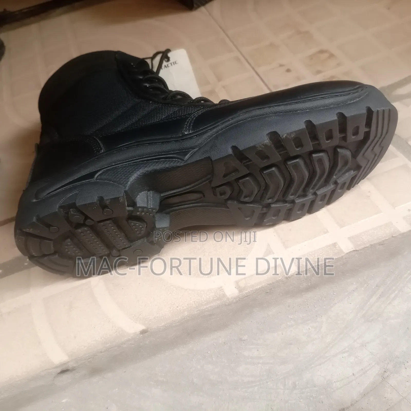Leather Security Boot