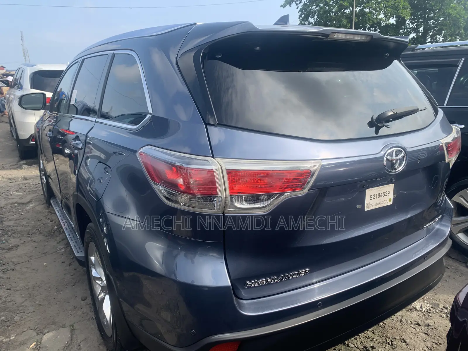 Toyota Highlander Limited V6 4x4 (3.5L 6cyl 6A) 2016 Blue