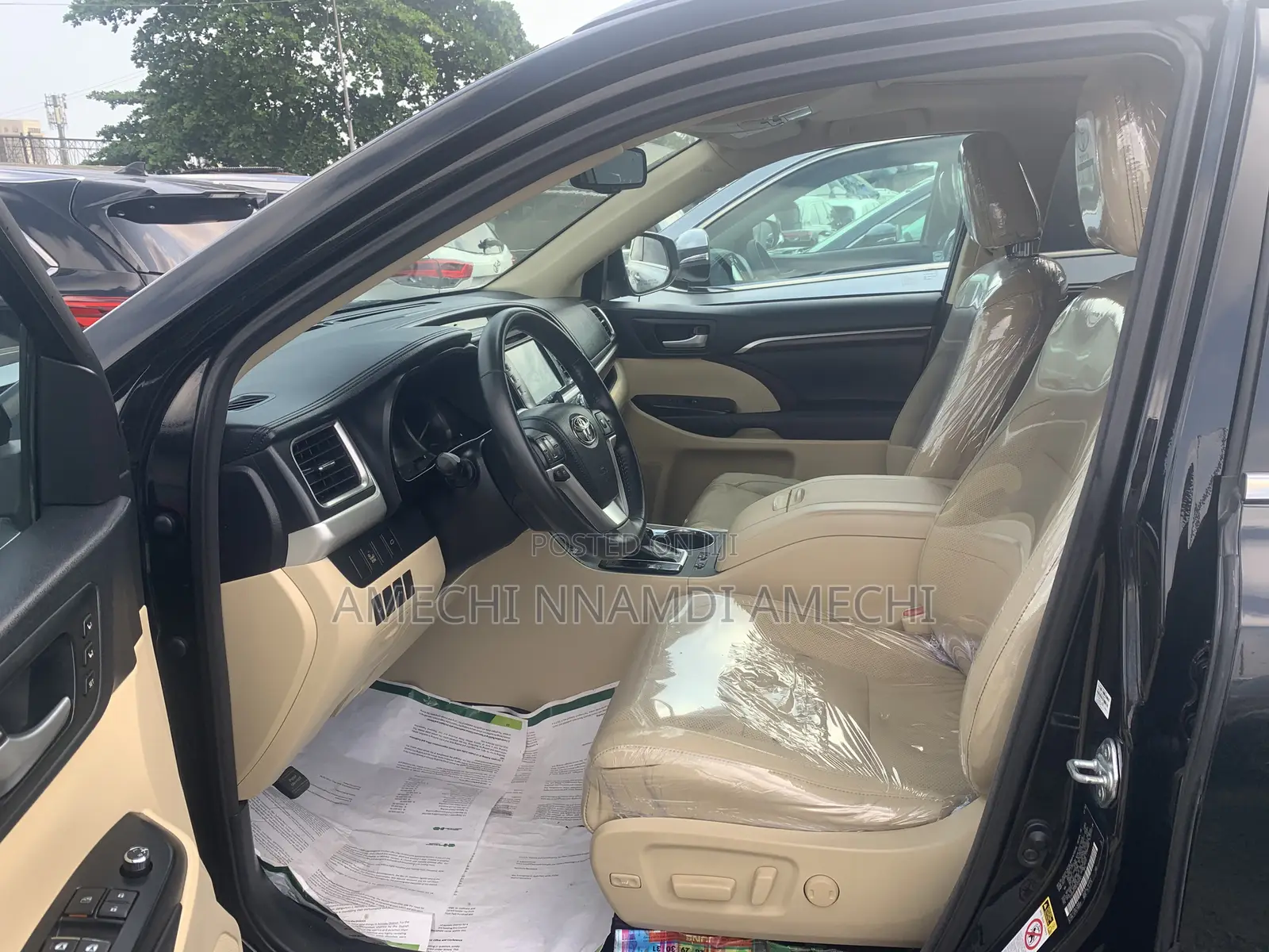 Toyota Highlander Limited Platinum V6 4x4 (3.5L 6cyl 6A) 2016 Black
