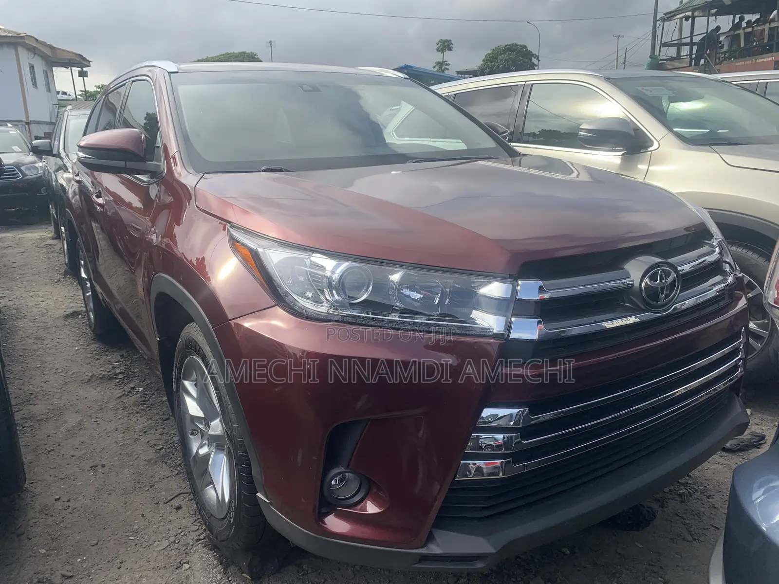 Toyota Highlander XLE 4dr SUV AWD (3.5L 6cyl 6A) 2015 Red