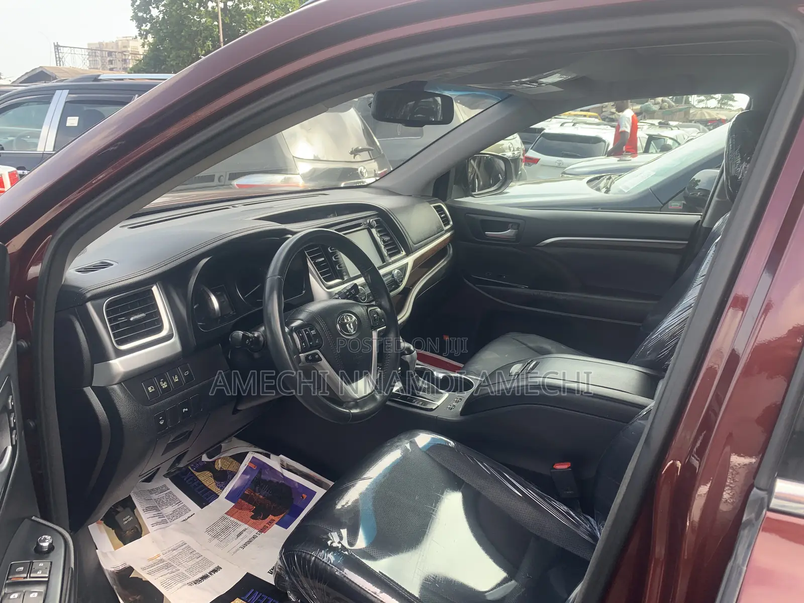 Toyota Highlander XLE 4dr SUV AWD (3.5L 6cyl 6A) 2015 Red