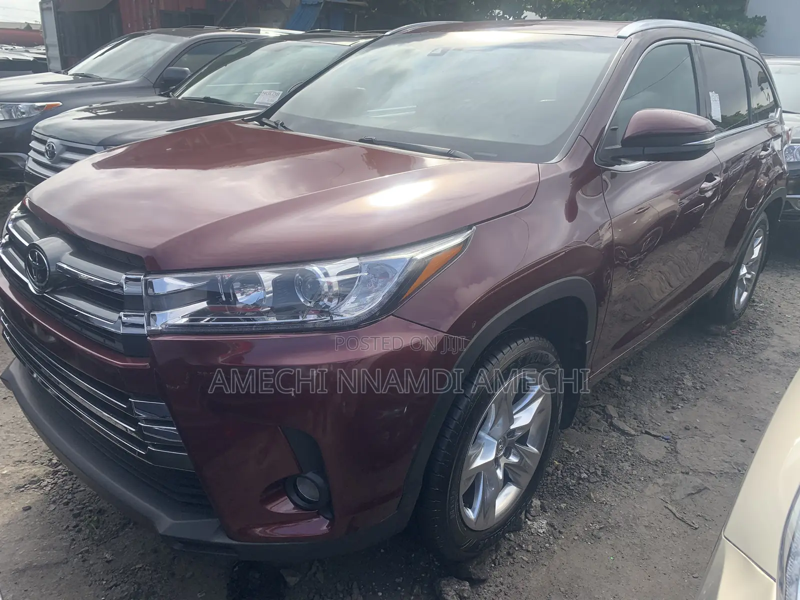 Toyota Highlander XLE 4dr SUV AWD (3.5L 6cyl 6A) 2015 Red