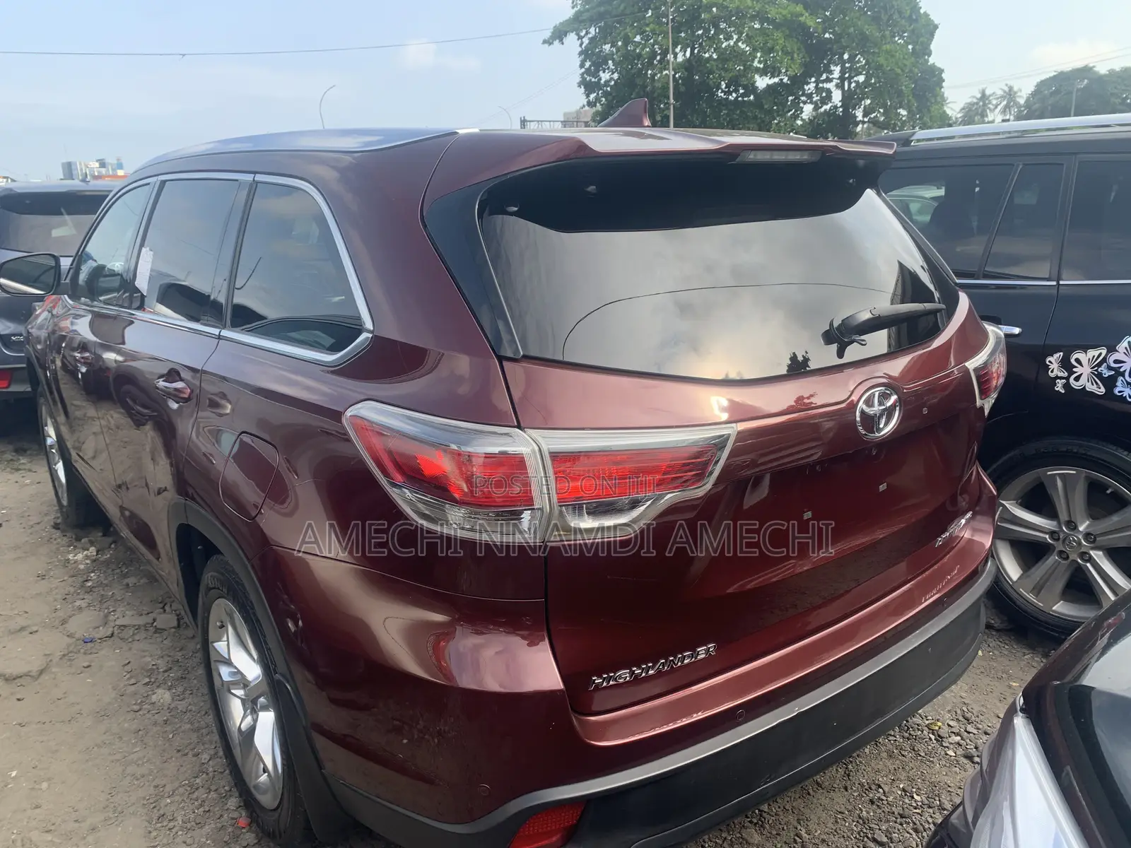 Toyota Highlander XLE 4dr SUV AWD (3.5L 6cyl 6A) 2015 Red