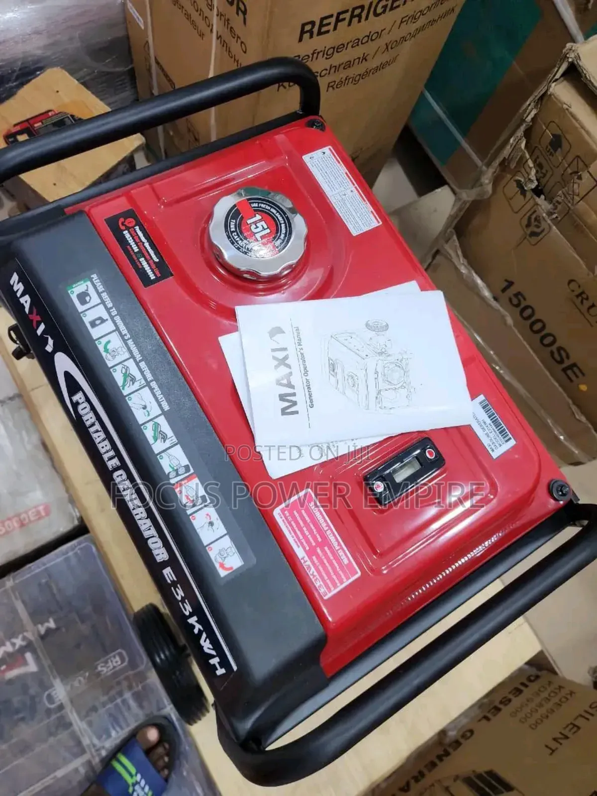 5.0kva Maxi Portable Gen Silent Noisy Keystart 💯Copper Coil